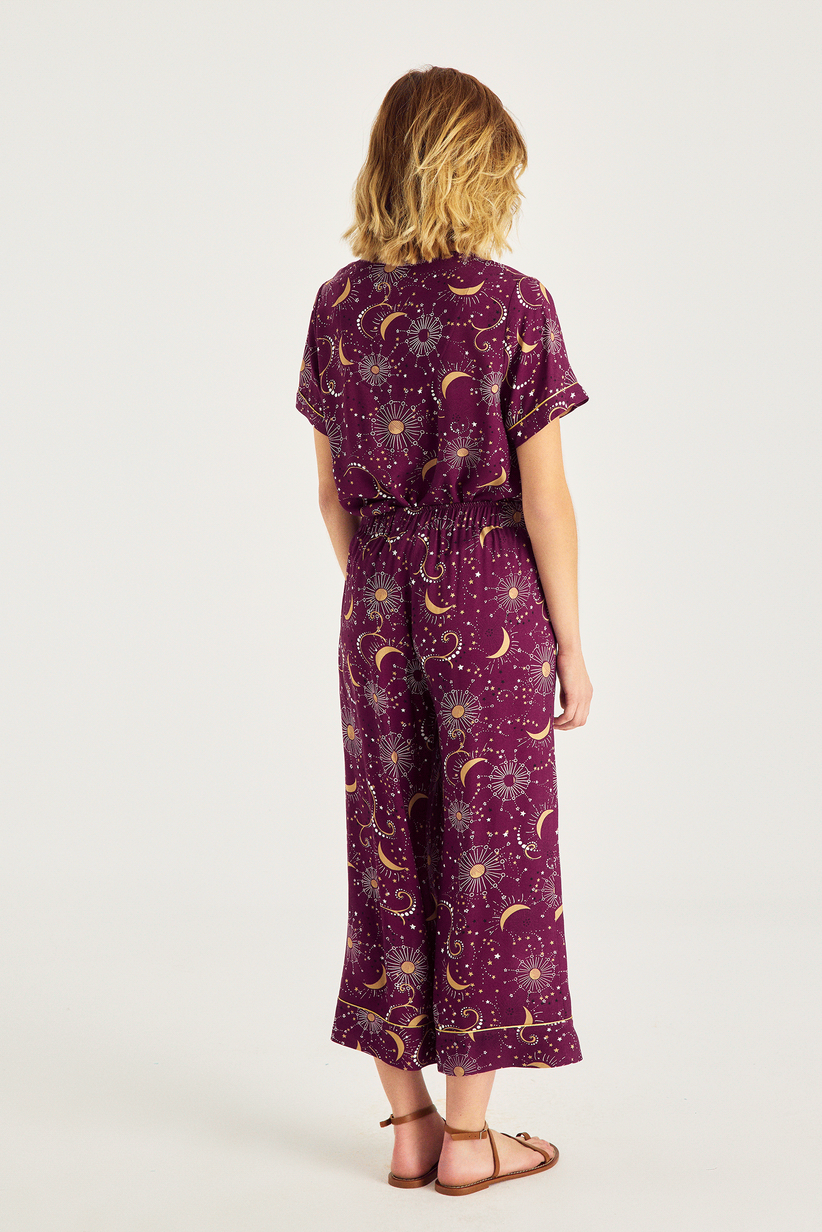 Galaksi Desen Pijama Takımı