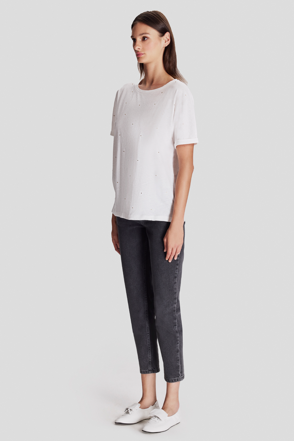 Taş Baskılı T-shirt