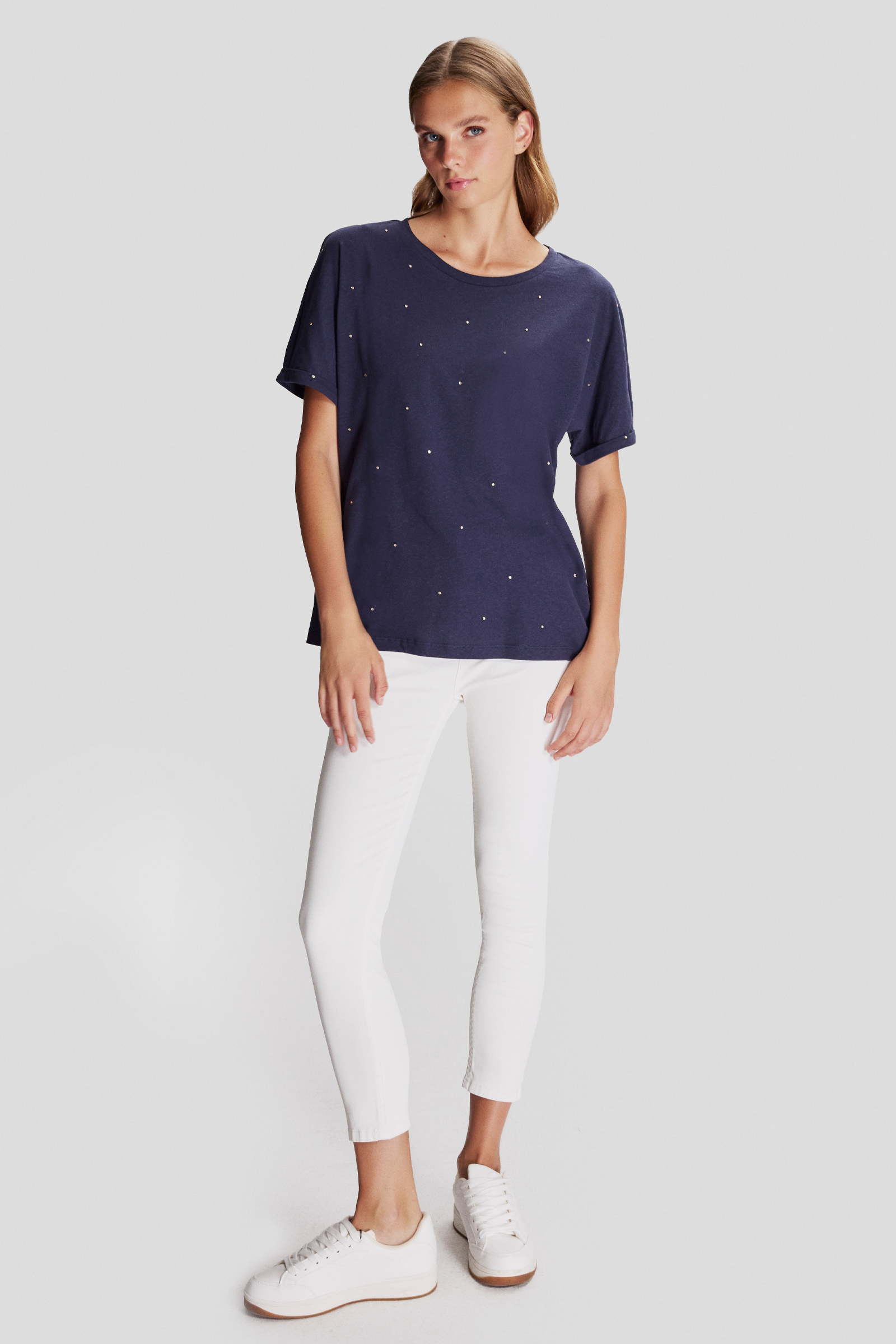 Taş Baskılı T-shirt