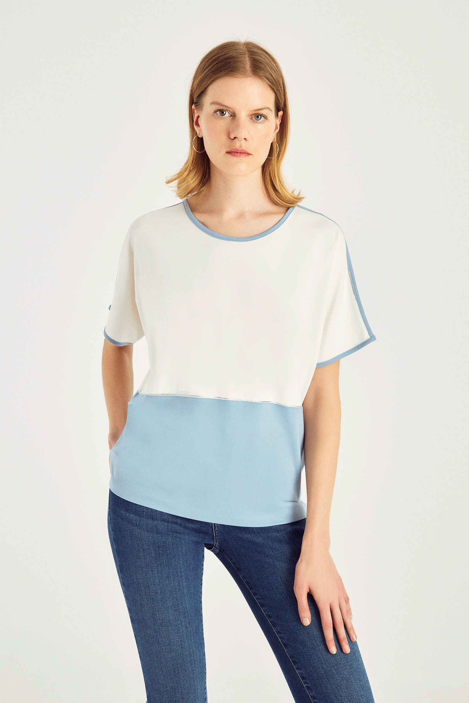 Kontrast T-Shirt