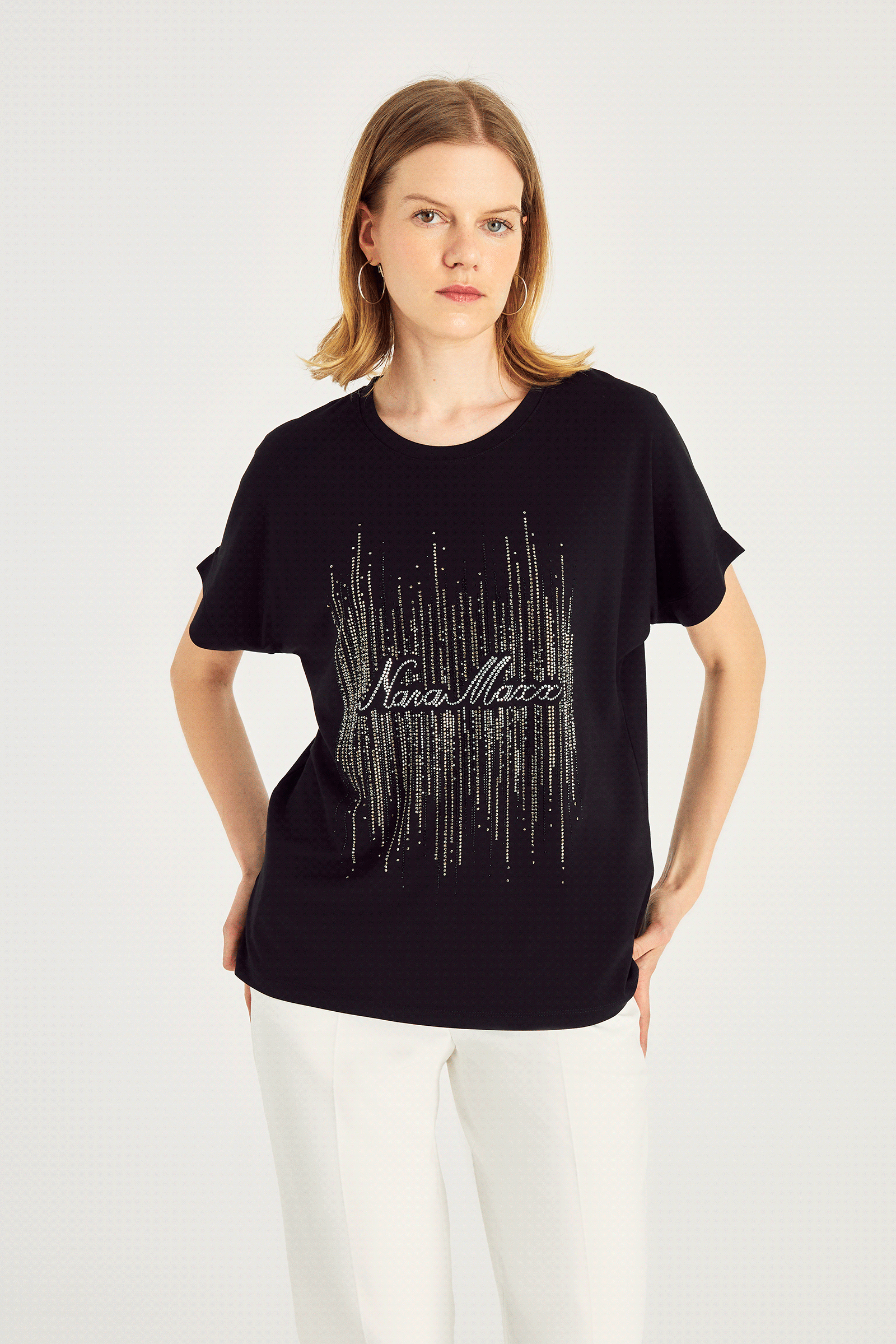 Taş Baskılı T-Shırt