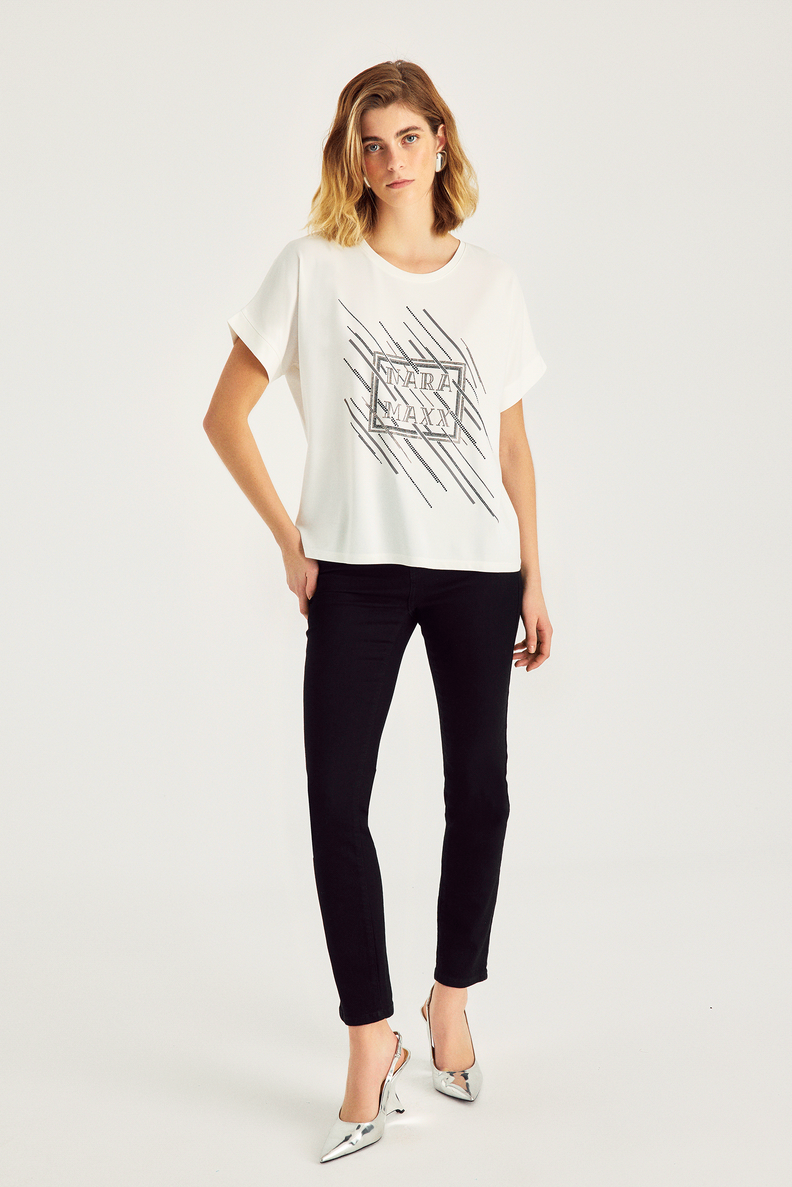 Taş Baskılı T-Shırt