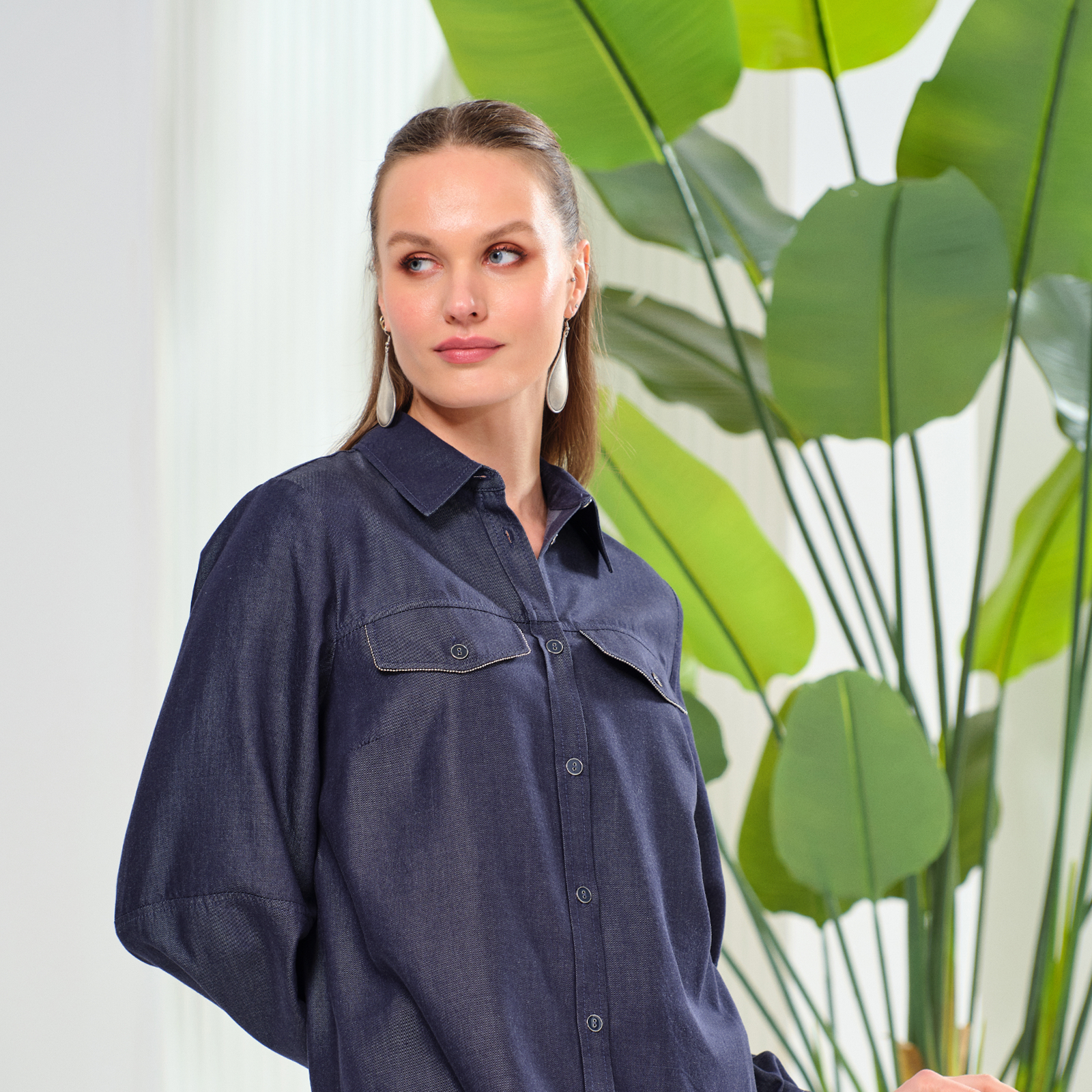 Tencel Denim Gömlek