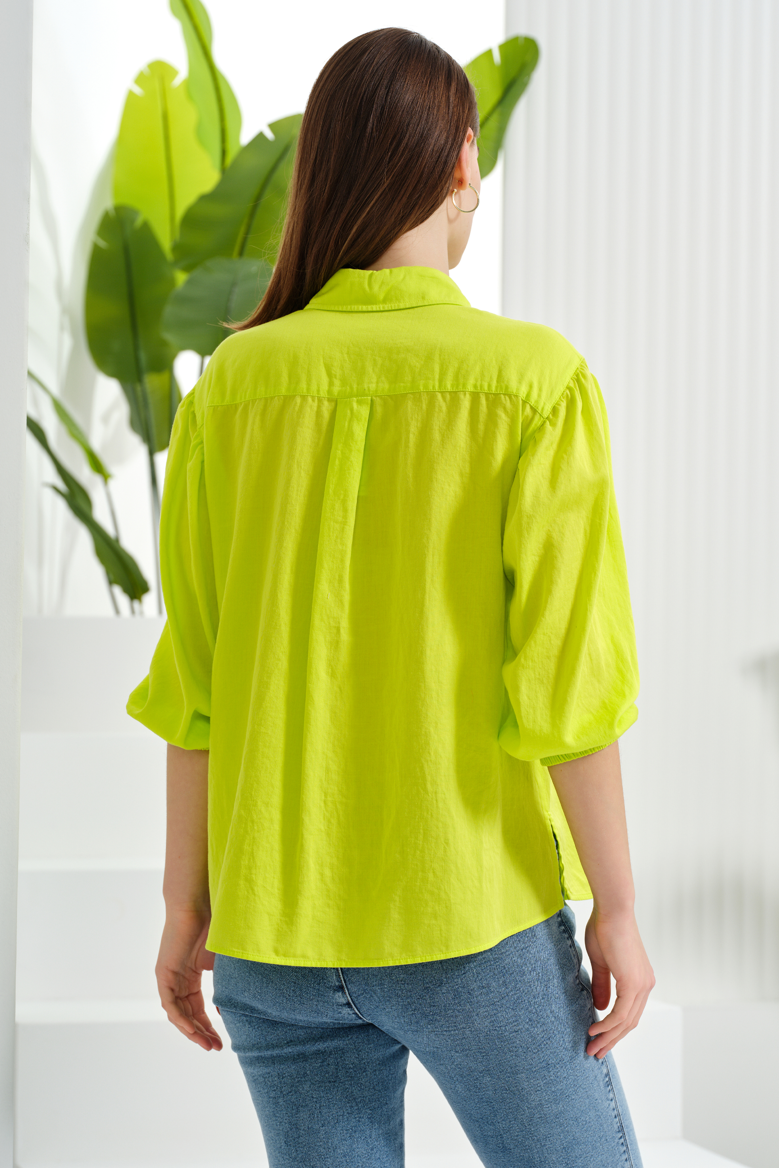 Yarım Patlı Truvakar Kol Bluz