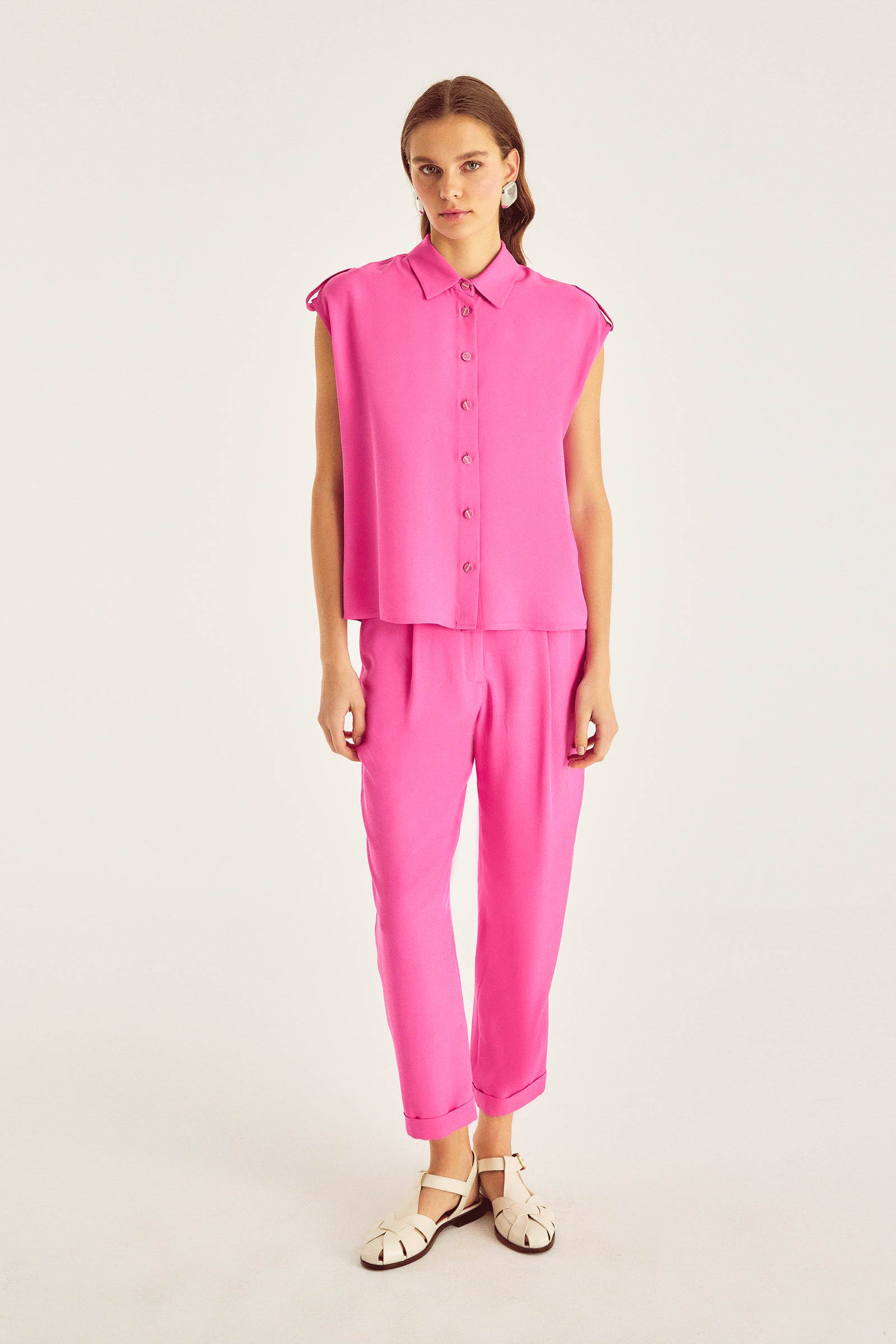 Apoletli Kolsuz Gömlek