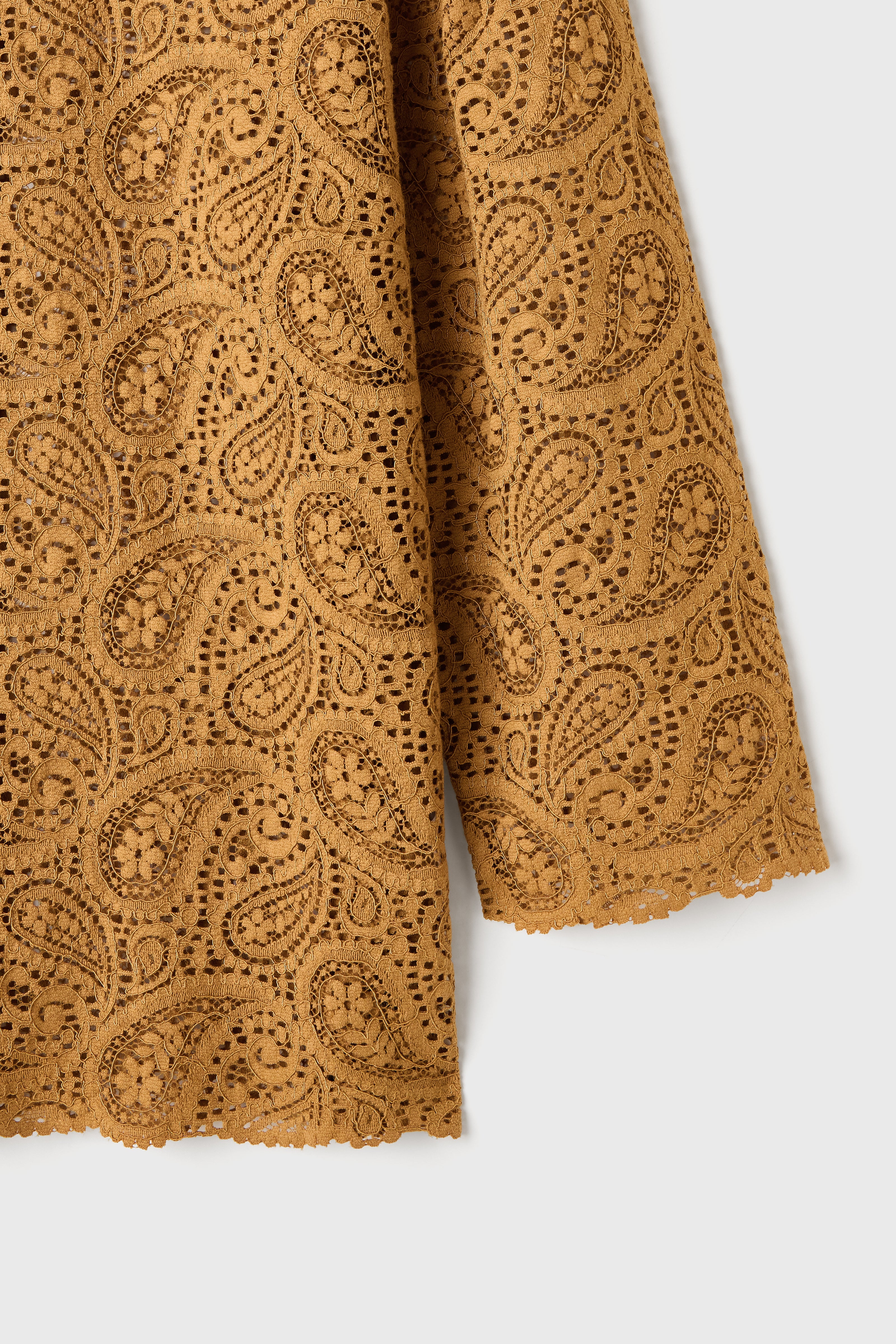 Dik Yaka Truvakar Kol Dantel Bluz