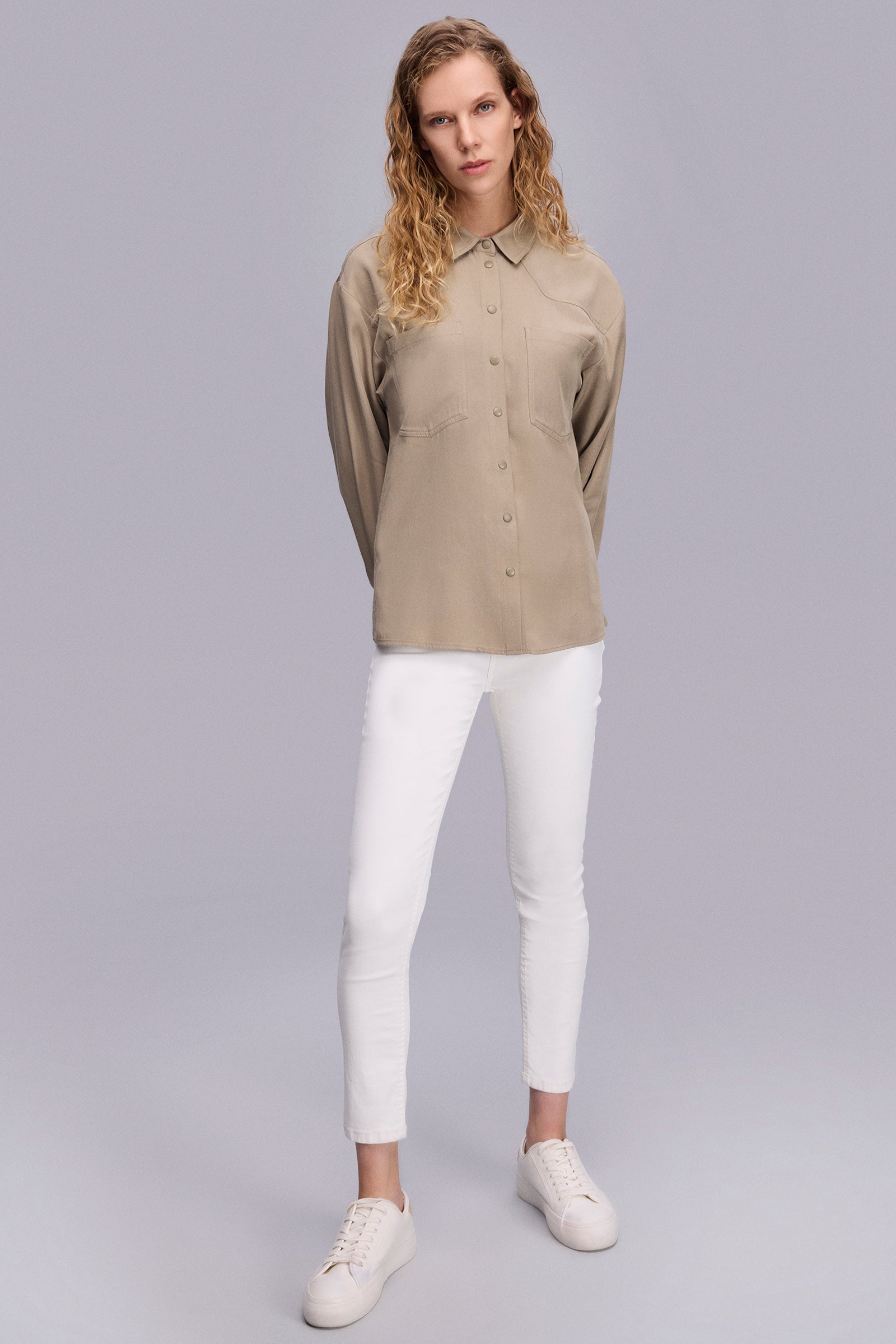 Çıtçıtlı Spor Gömlek