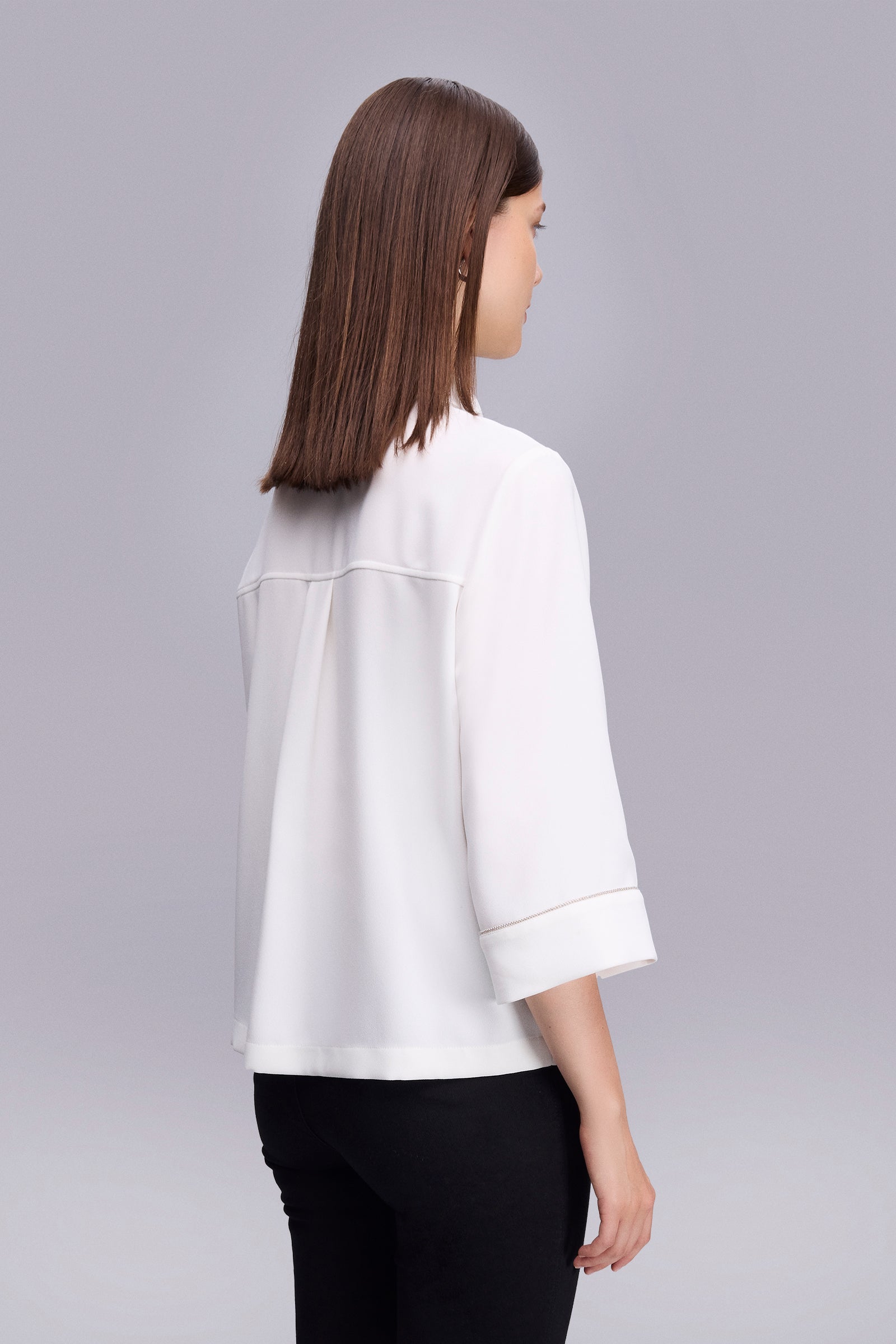 Zincir Detaylı Truvakar Kol Bluz