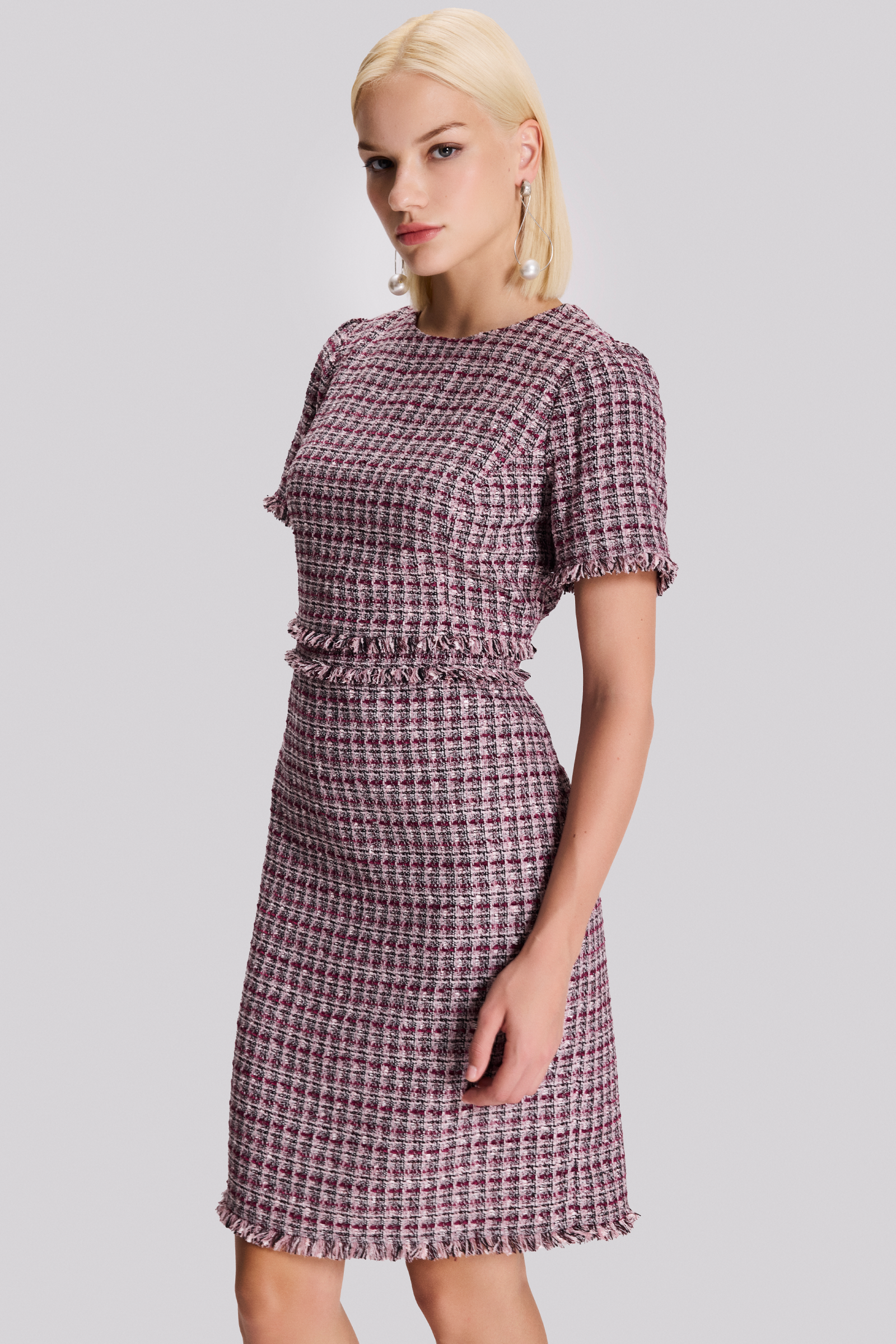 Yarım Kollu Tüvit Elbise