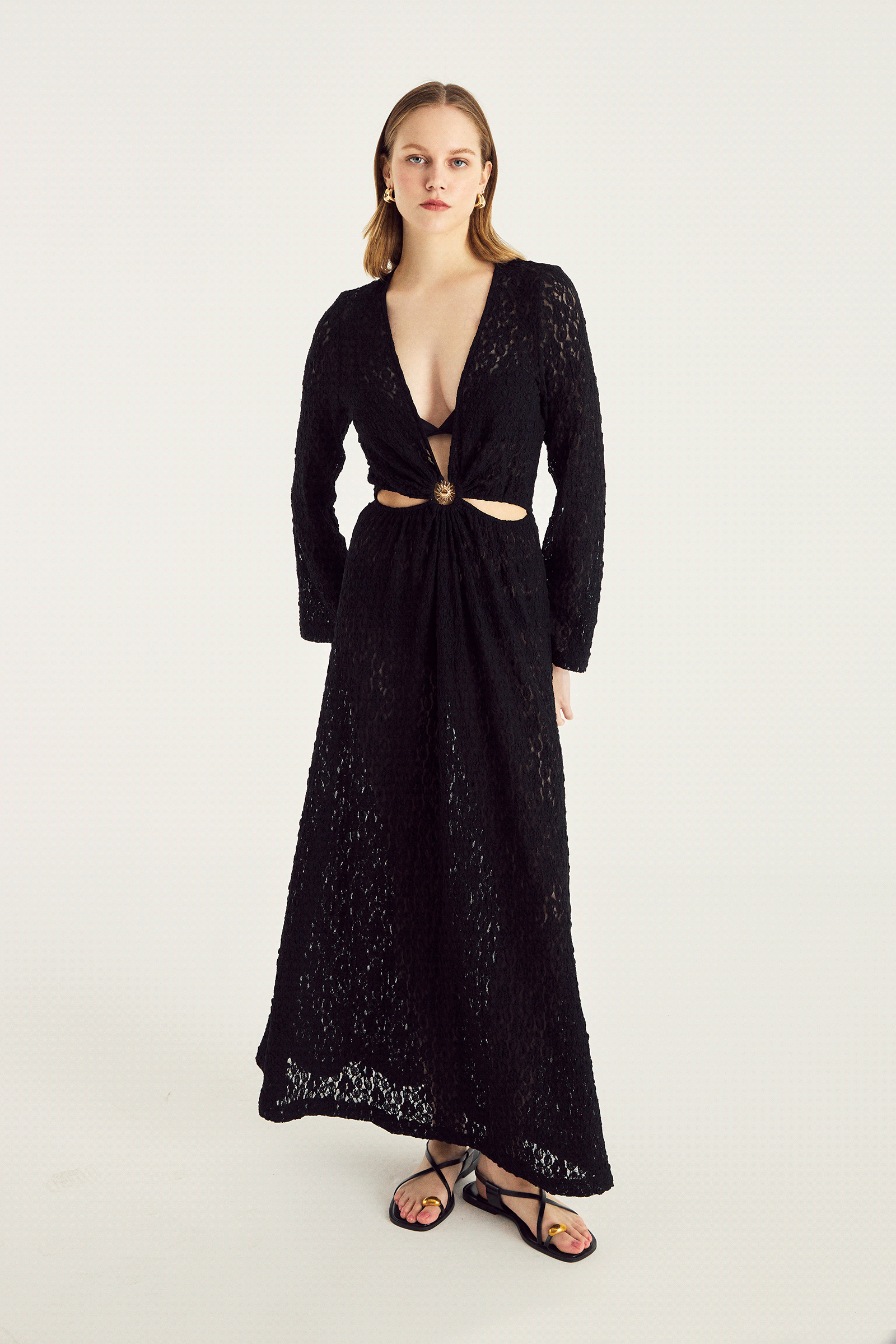 Dantel Plaj Elbisesi