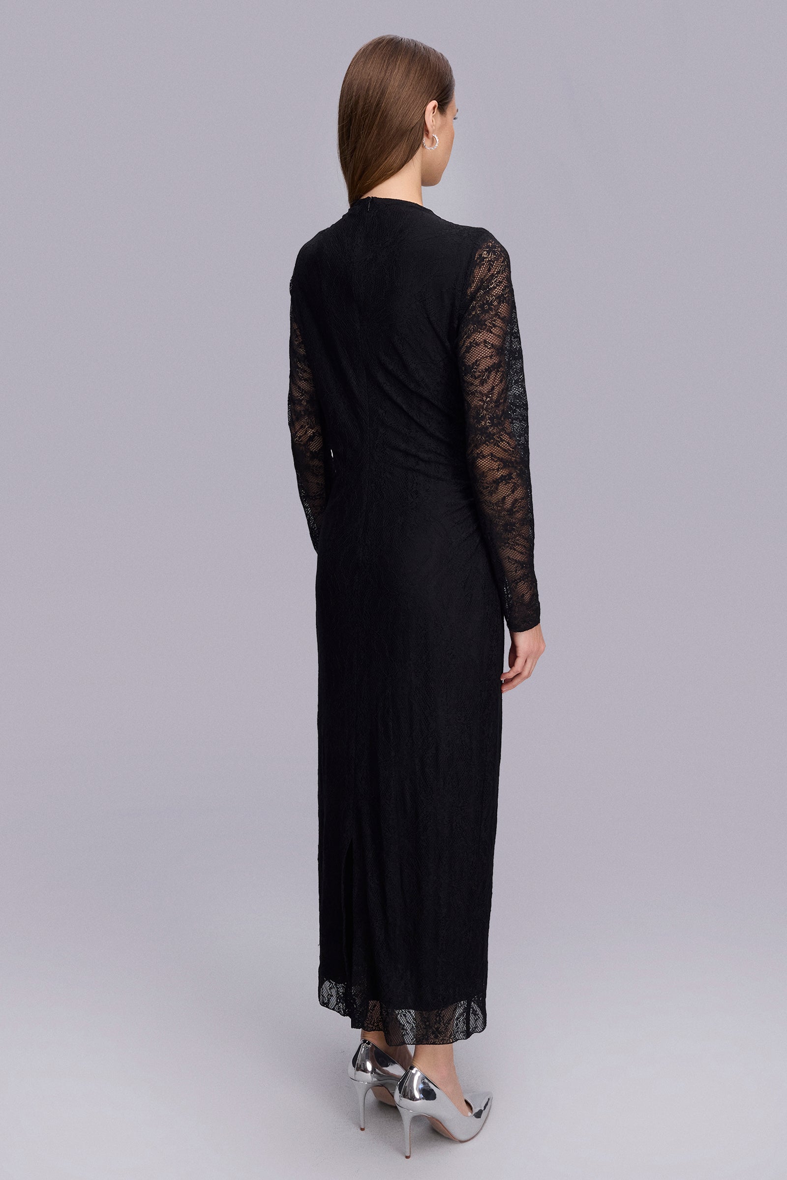 Büzgü Detaylı Elbise