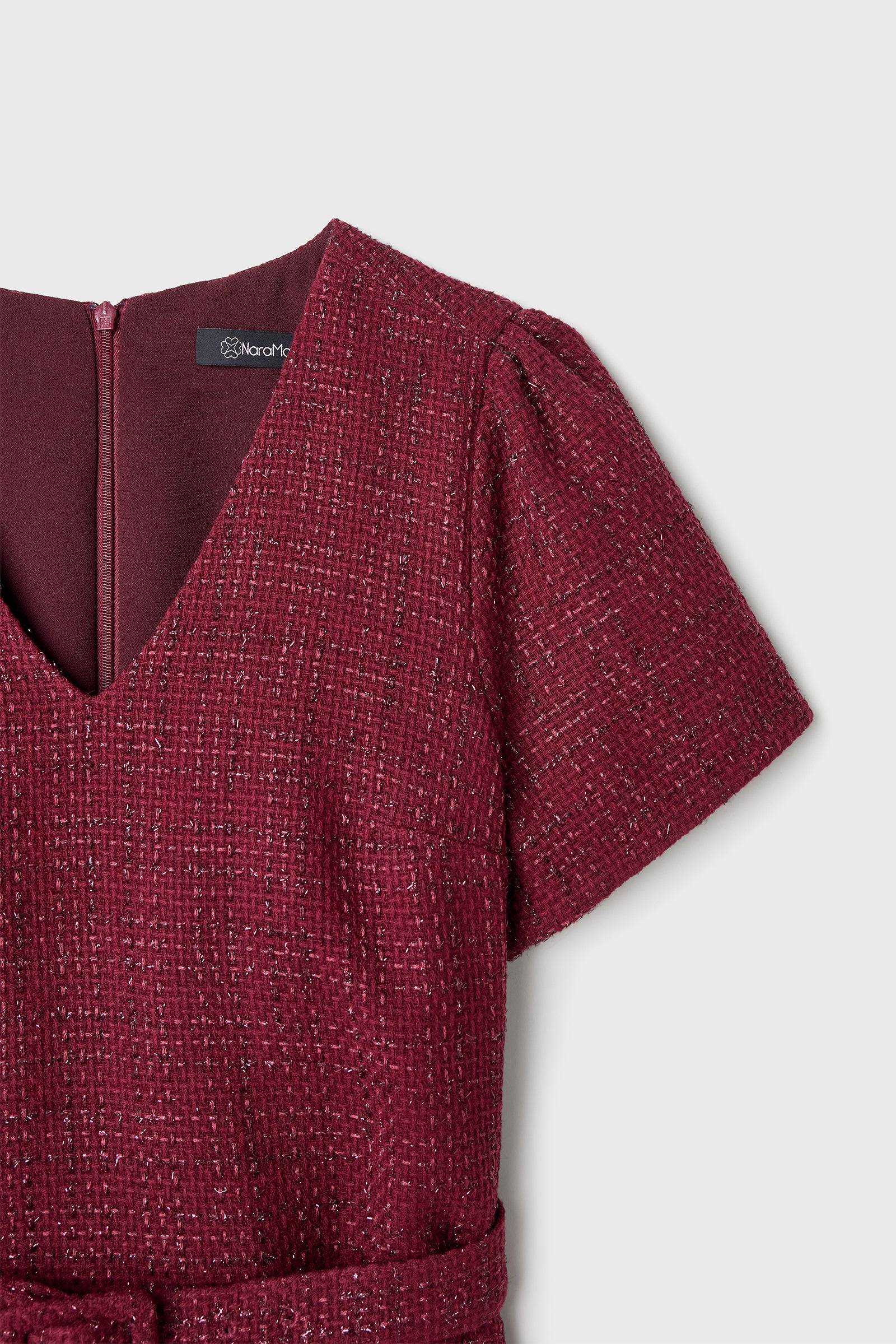 Kemerli Tüvit Elbise