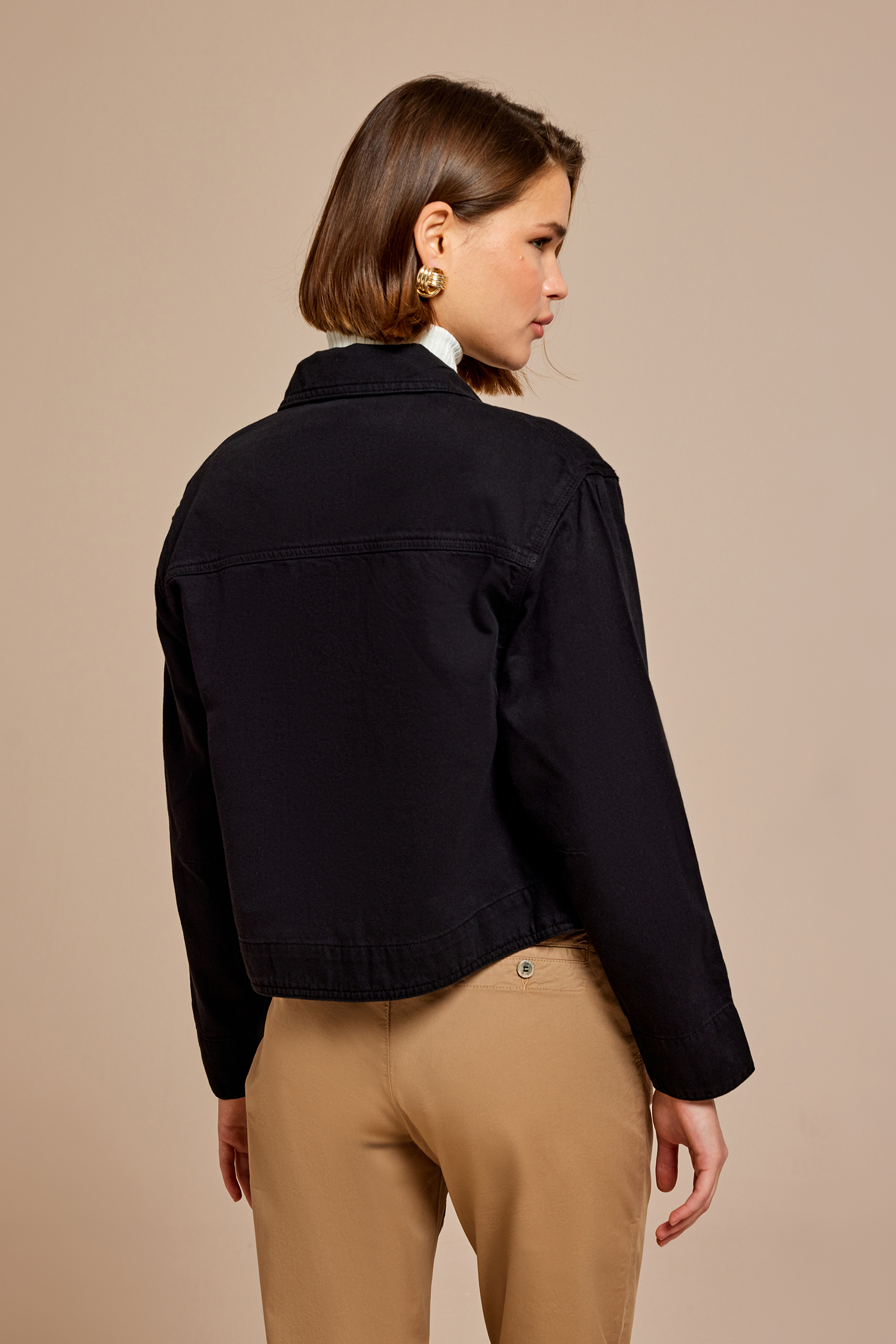 Kısa Denim Ceket
