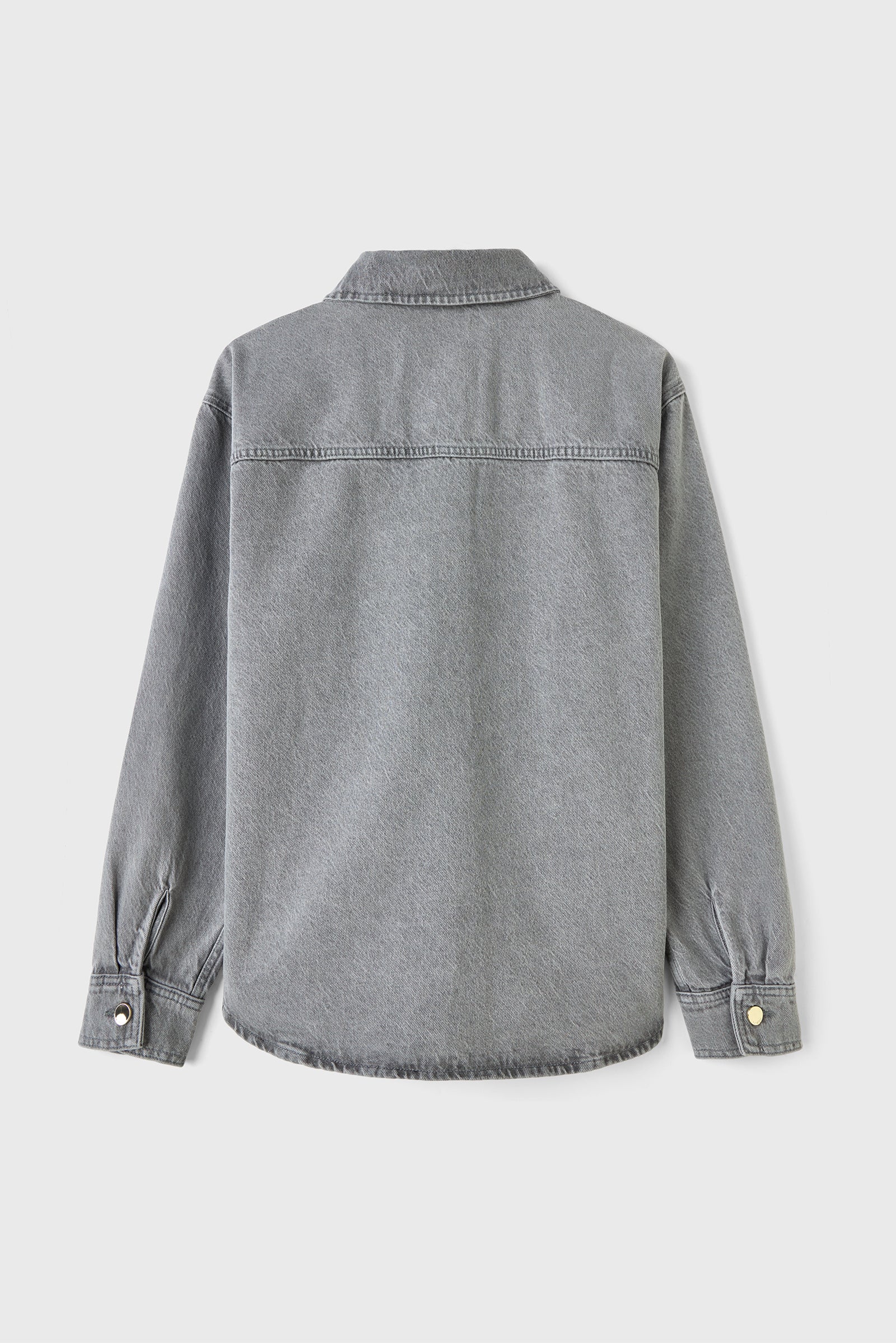 Taş Baskılı Denim Ceket