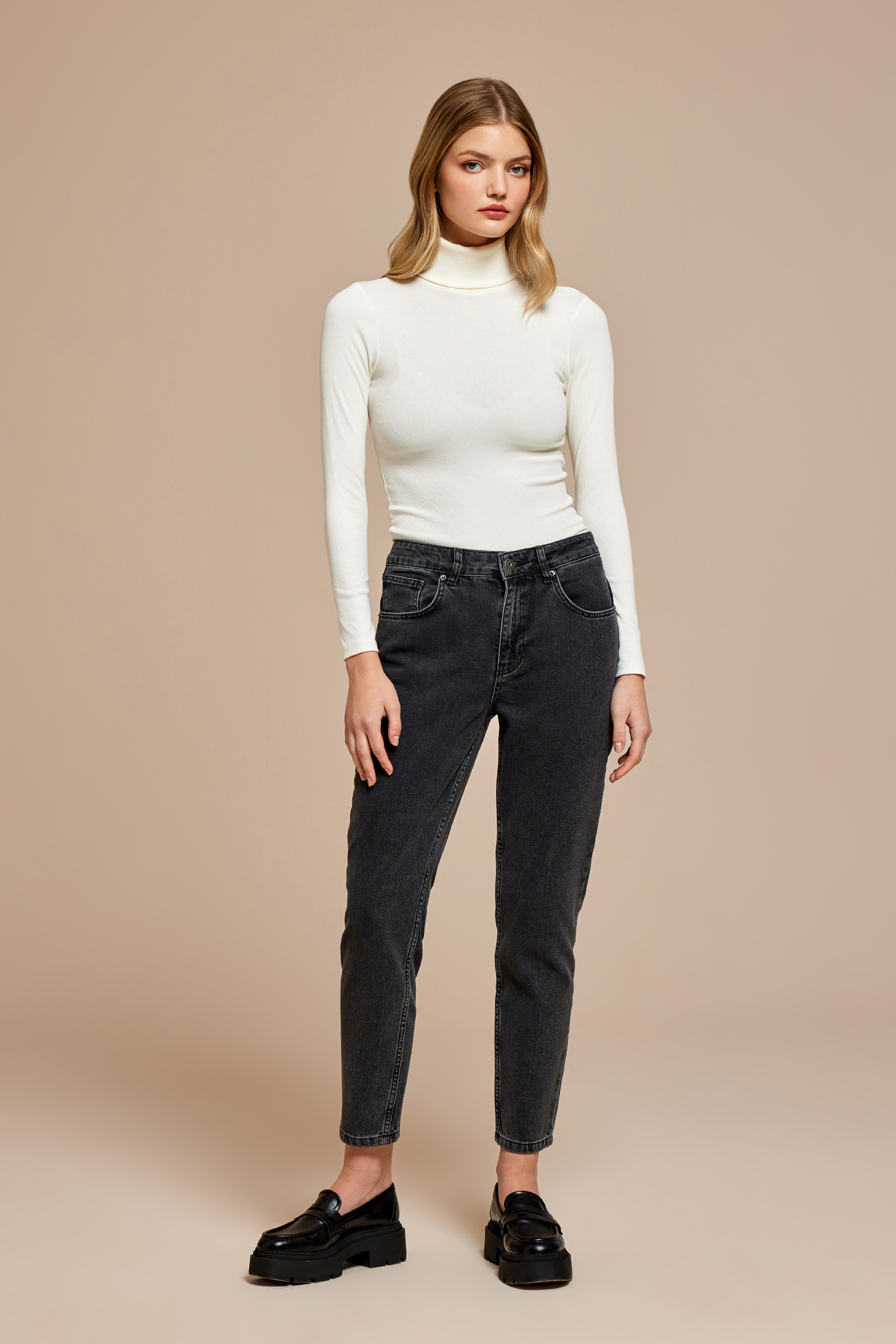 Havuç Form Denim Pantolon