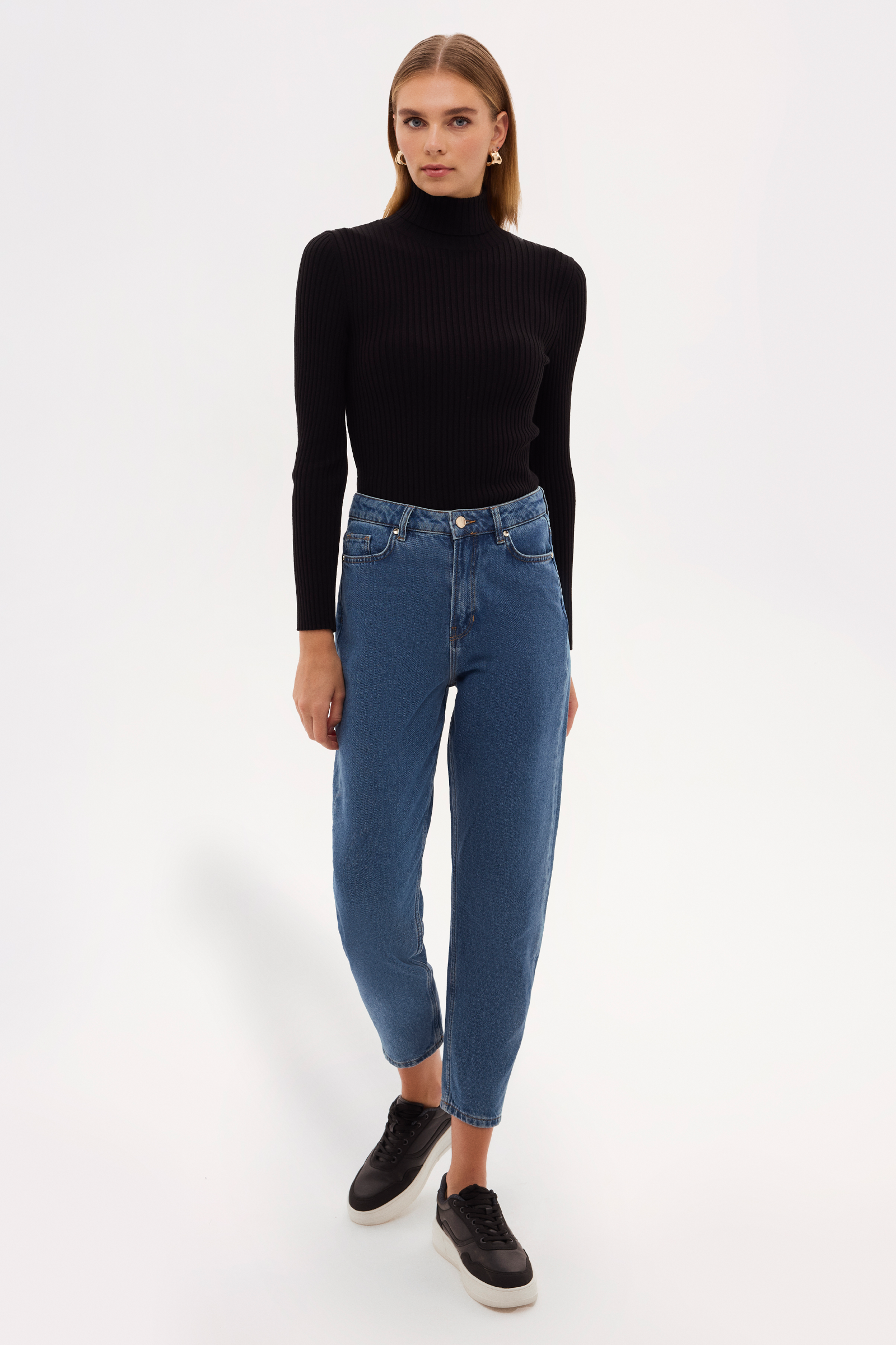 Mom Fit Denim Pantolon