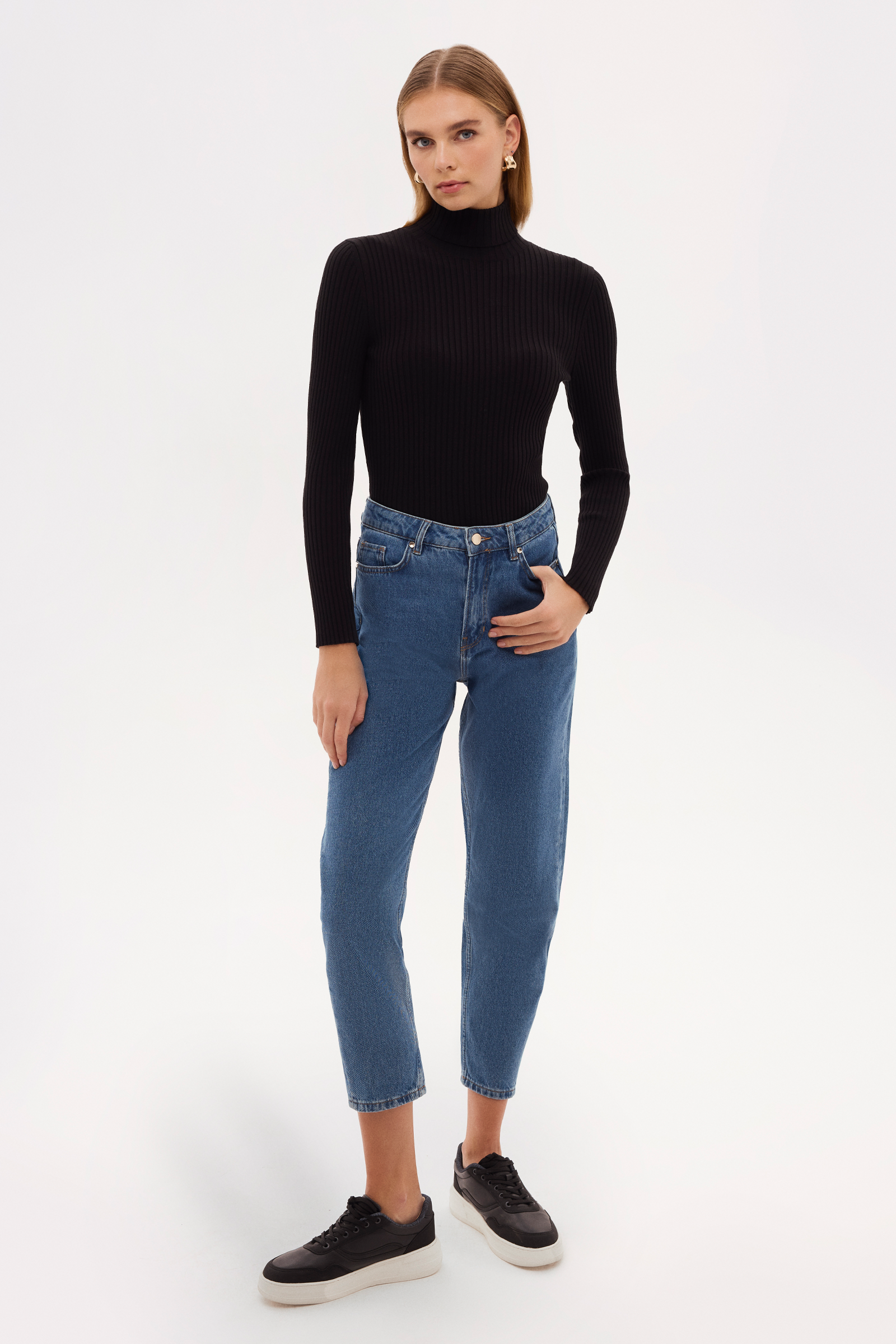 Mom Fit Denim Pantolon