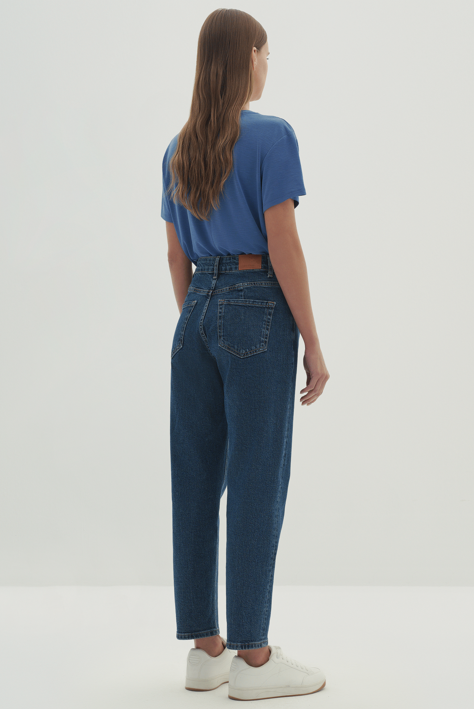 Düz Kesim Denim Pantolon