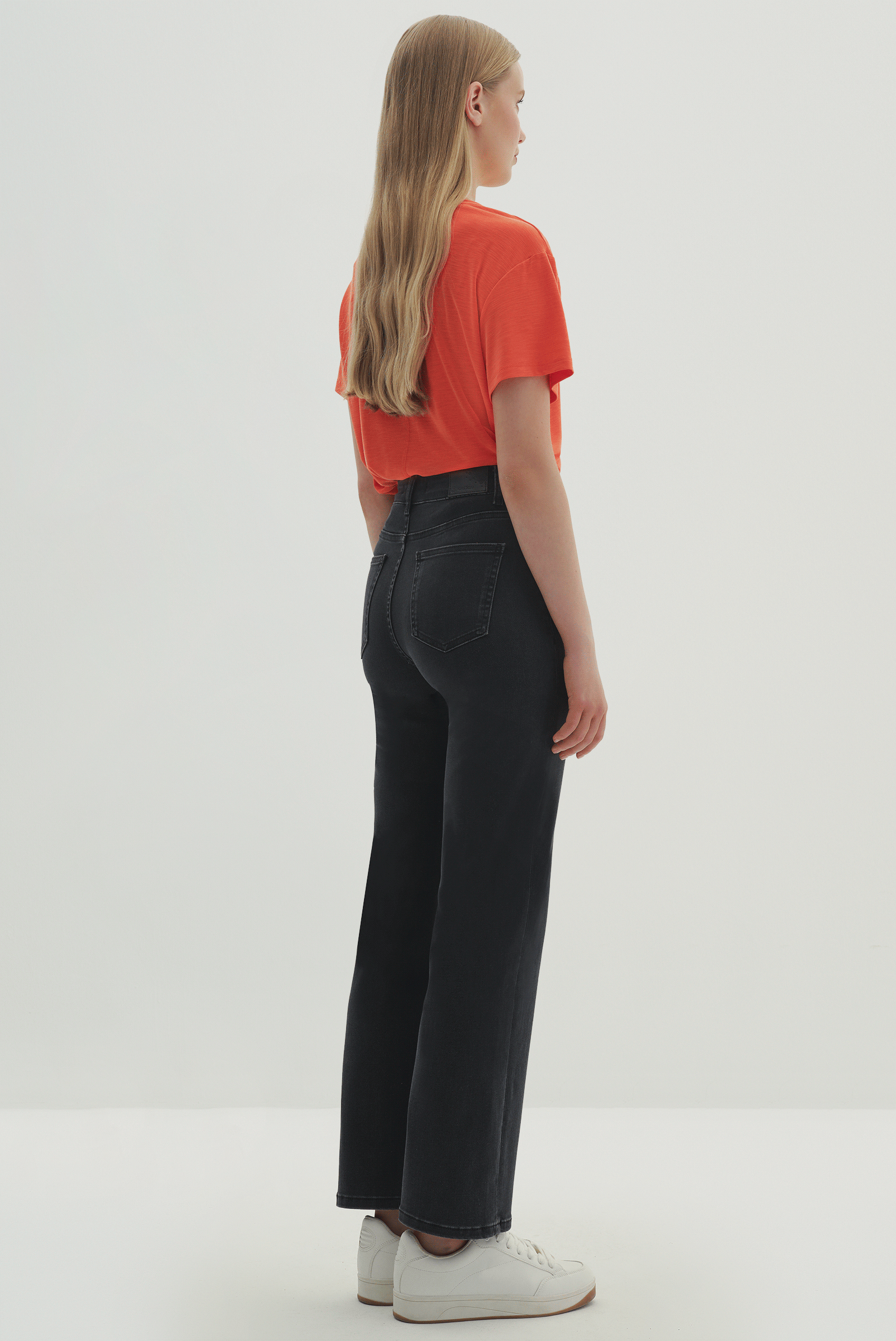 Boru Paça Denim Pantolon