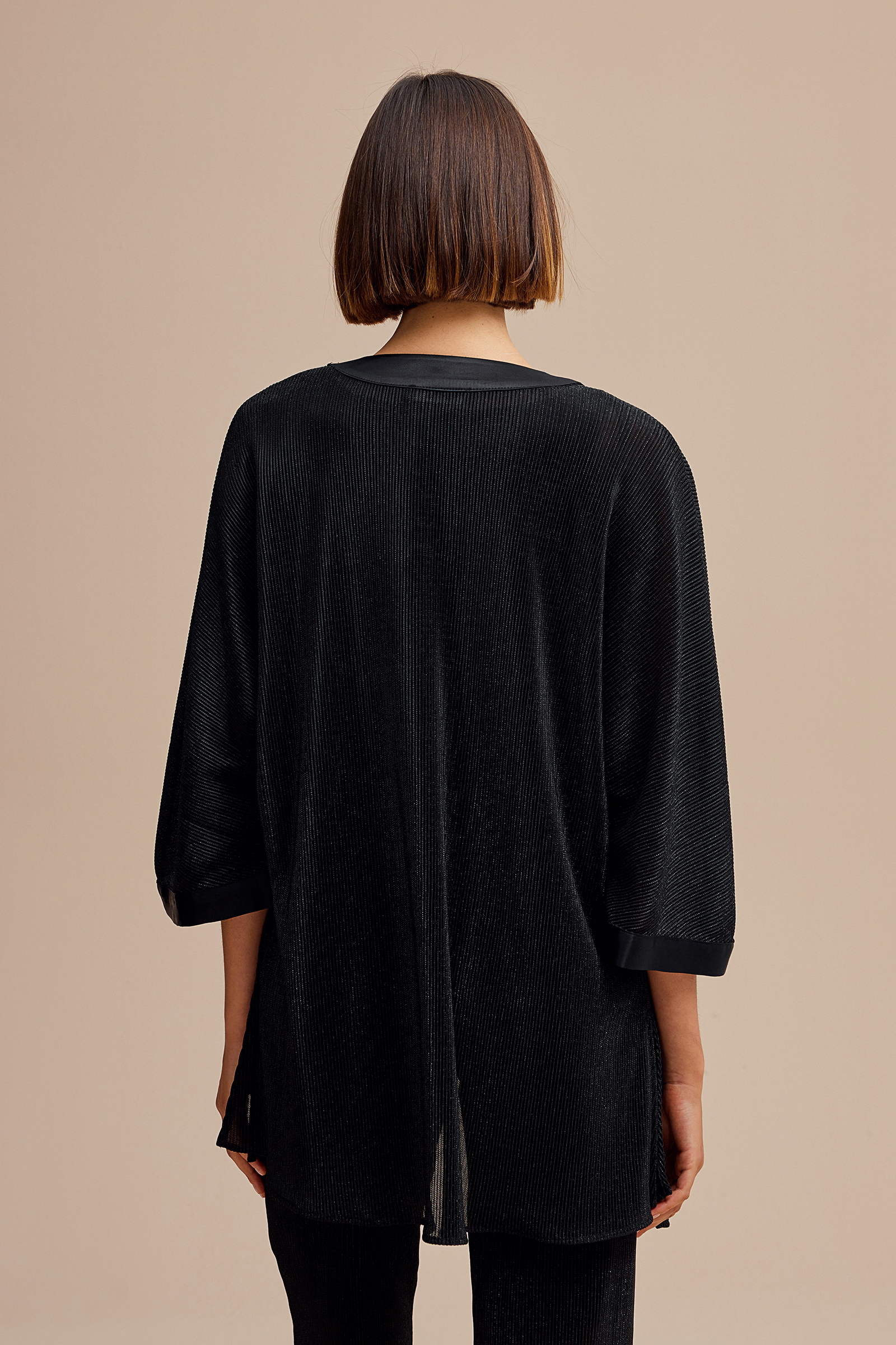 Piliseli Şık Kimono Ceket