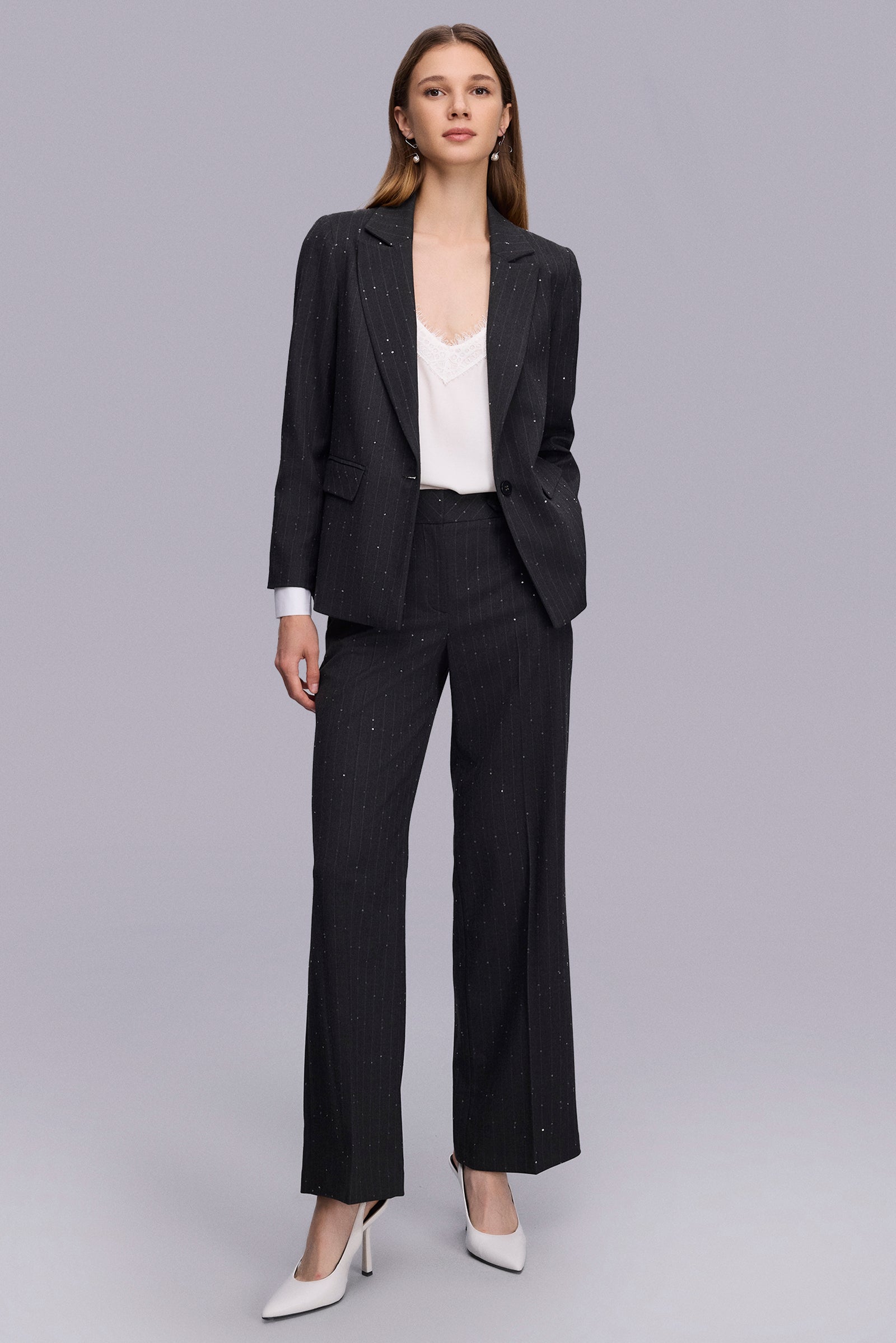 Kolucu Detaylı Klasik Ceket