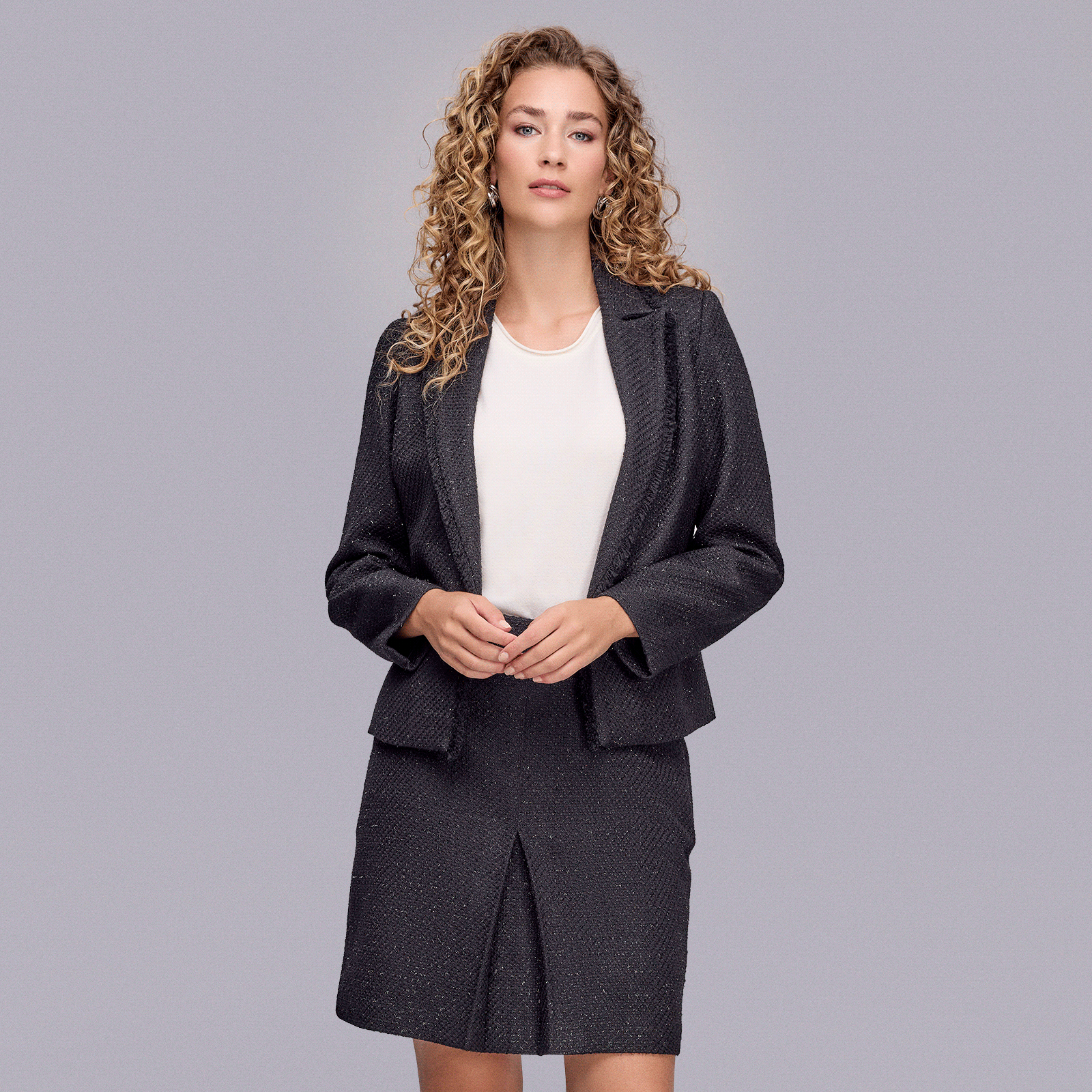 Klasik Siyah Tüvit Ceket