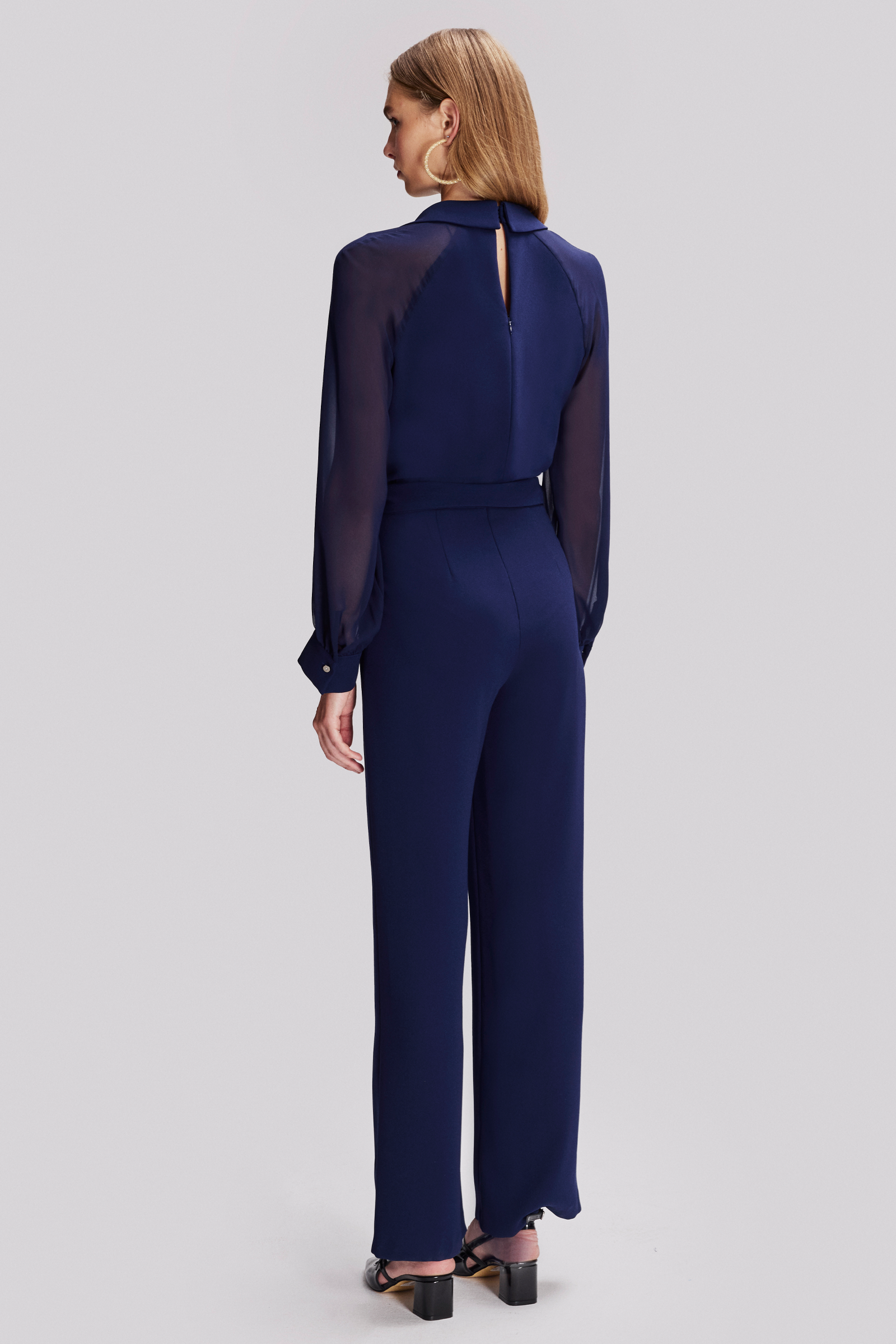 Kolları Transparan Tulum