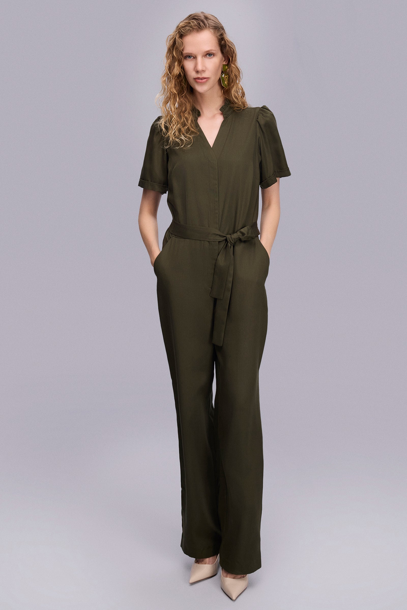 Yarım Kollu Spor Tulum