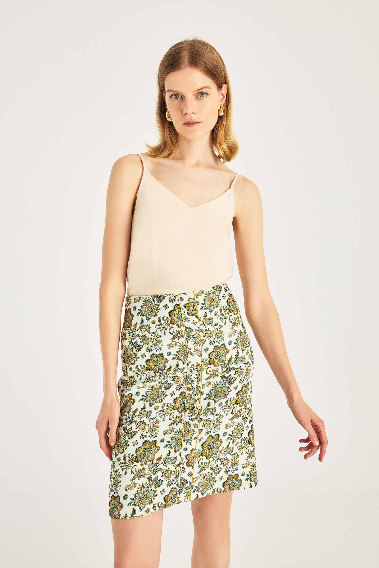 Jakarlı Klasik Etek