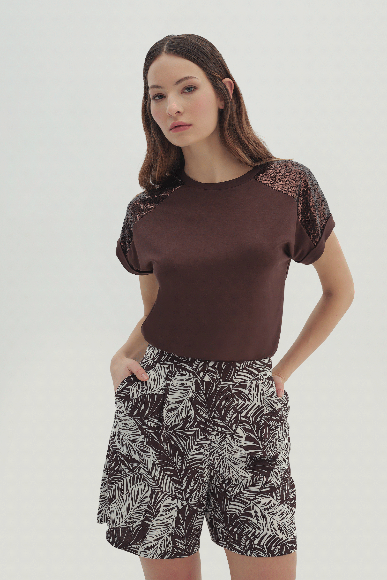 Yüksek Bel Klasik Şort