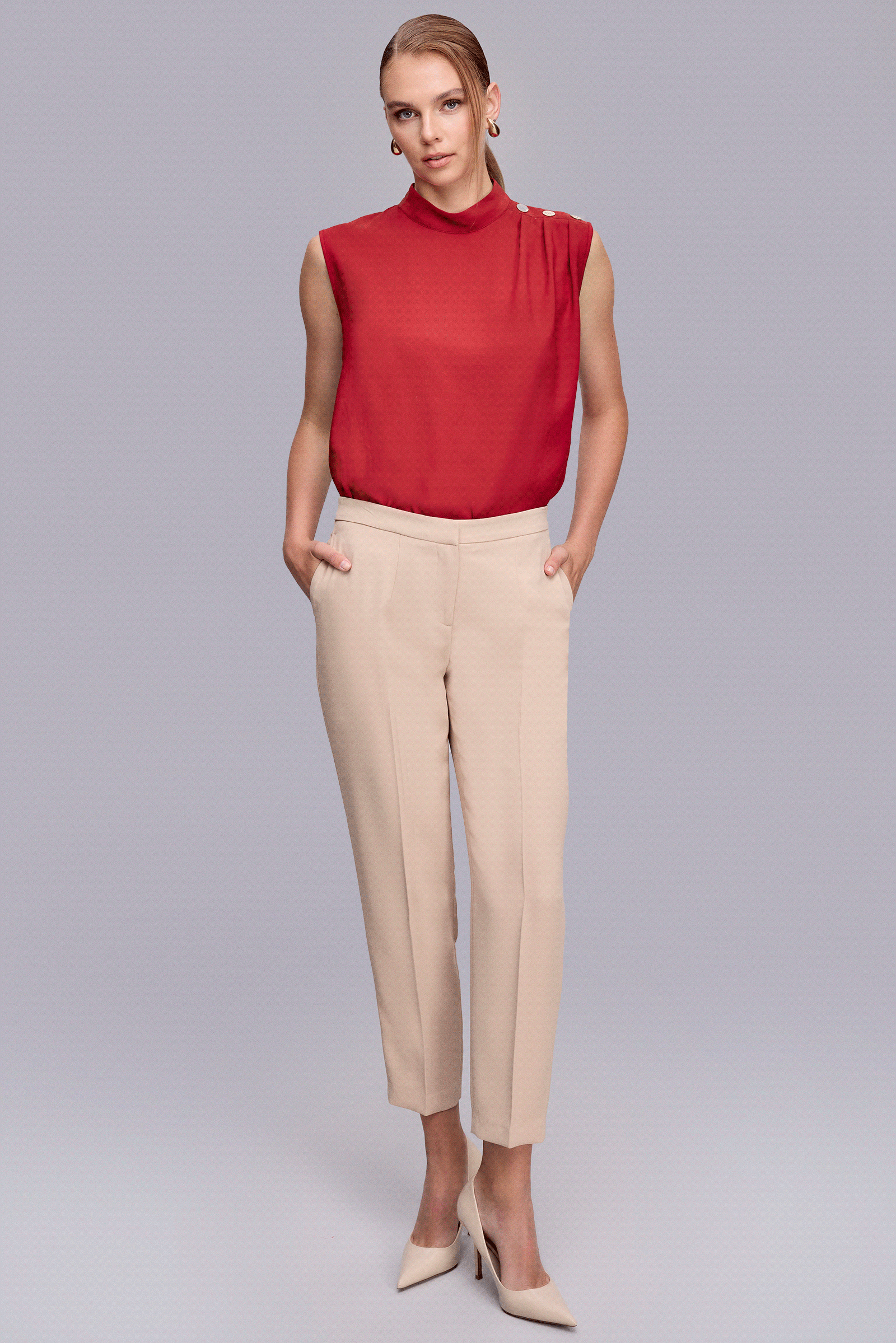 Havuç Form Camel Pantolon
