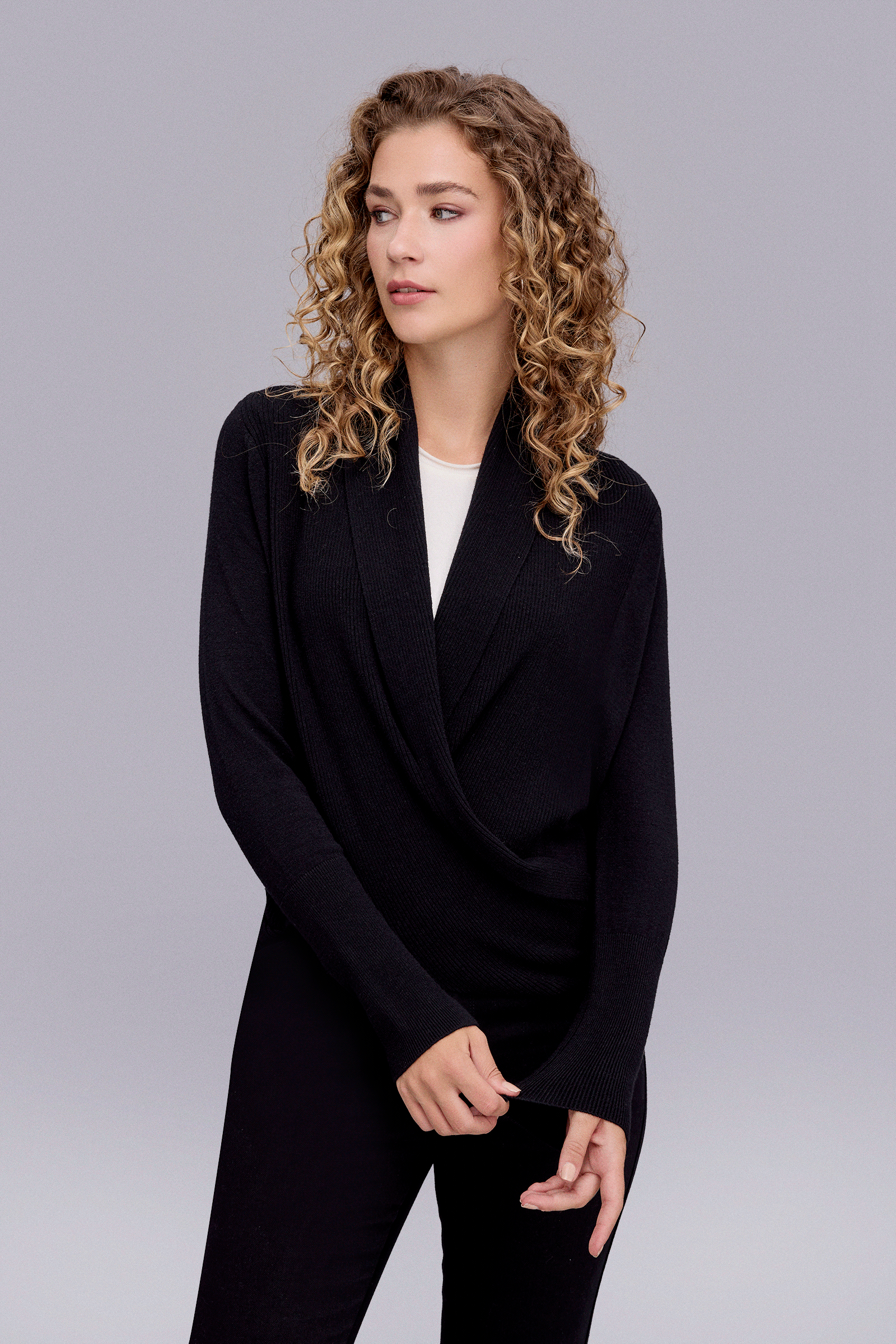 Kruvaze Triko Hırka