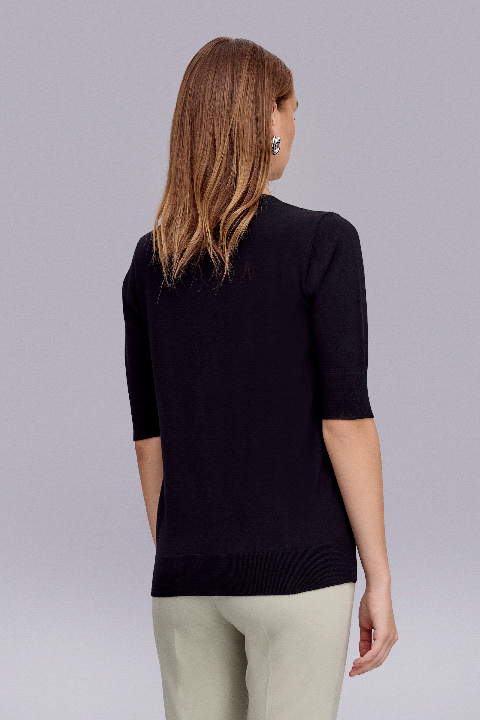 Yarım Kollu Triko Bluz