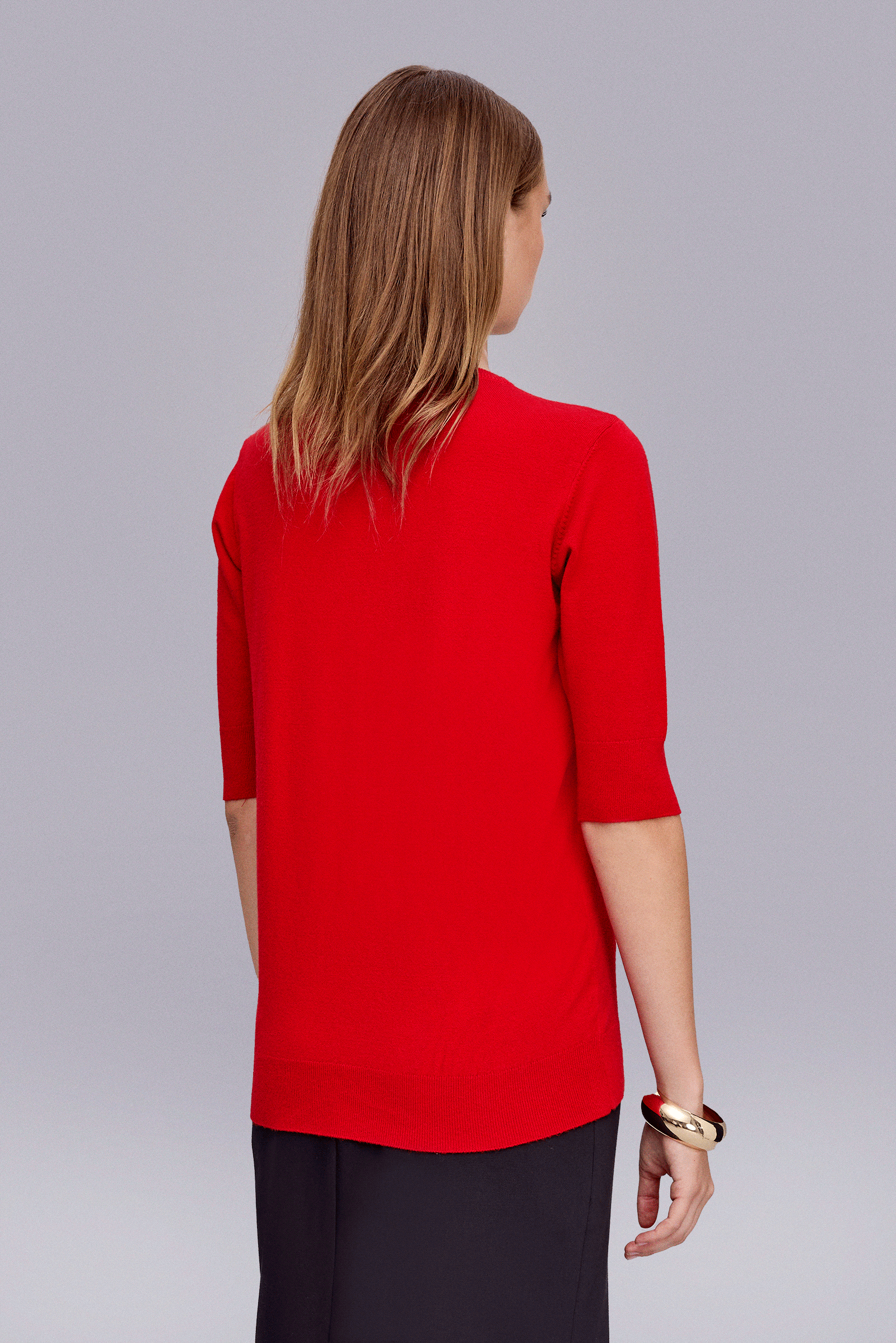 Yarım Kollu Triko Bluz