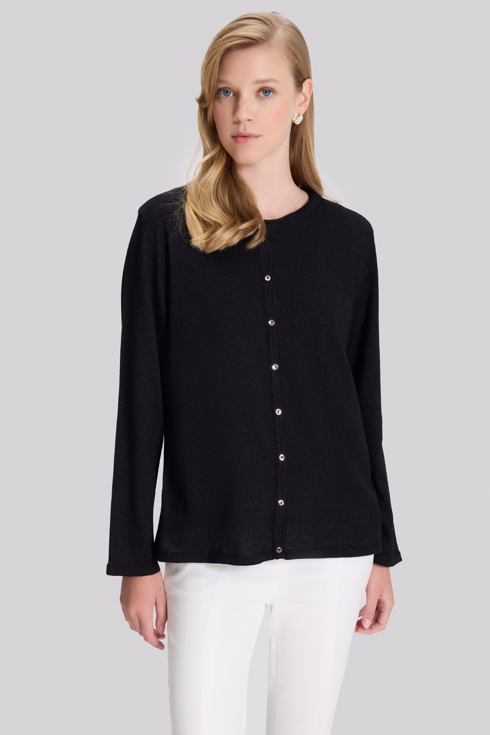 Düğmeli Triko Hırka