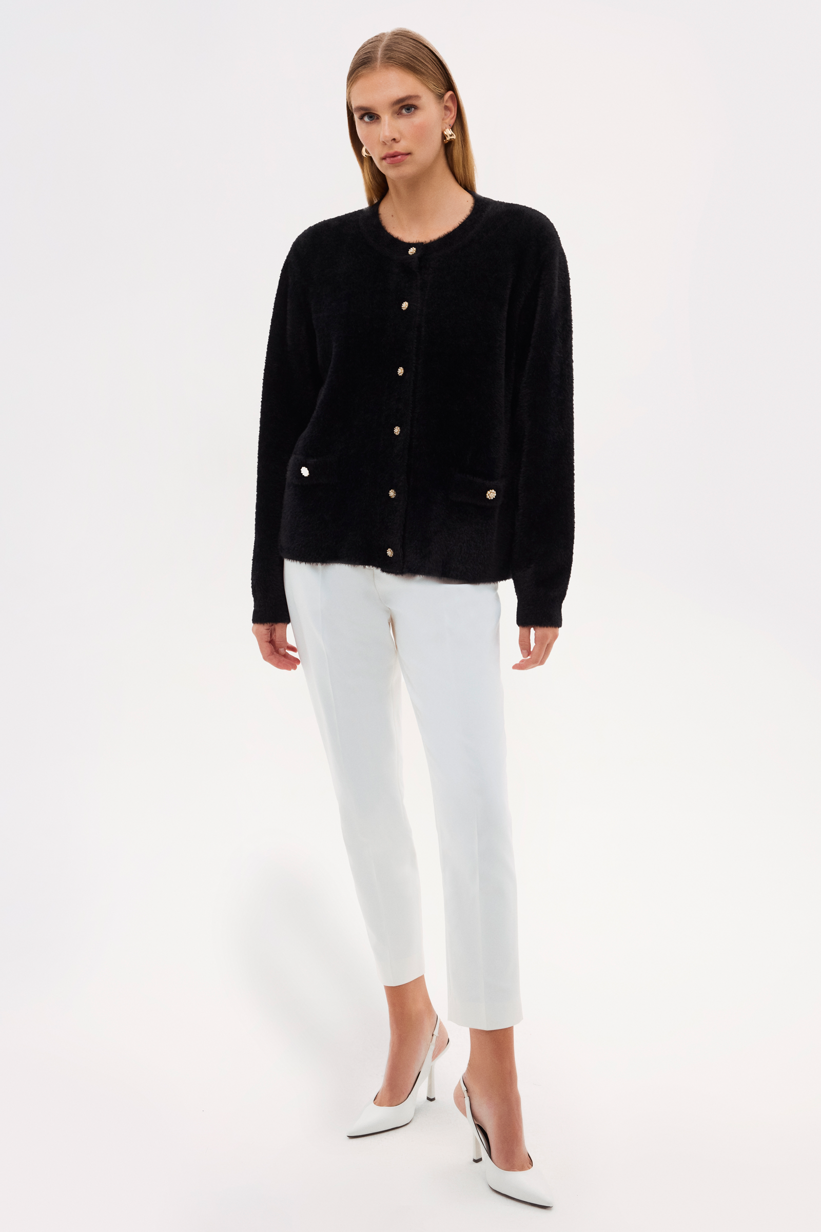 Yumuşak Dokulu Triko Ceket