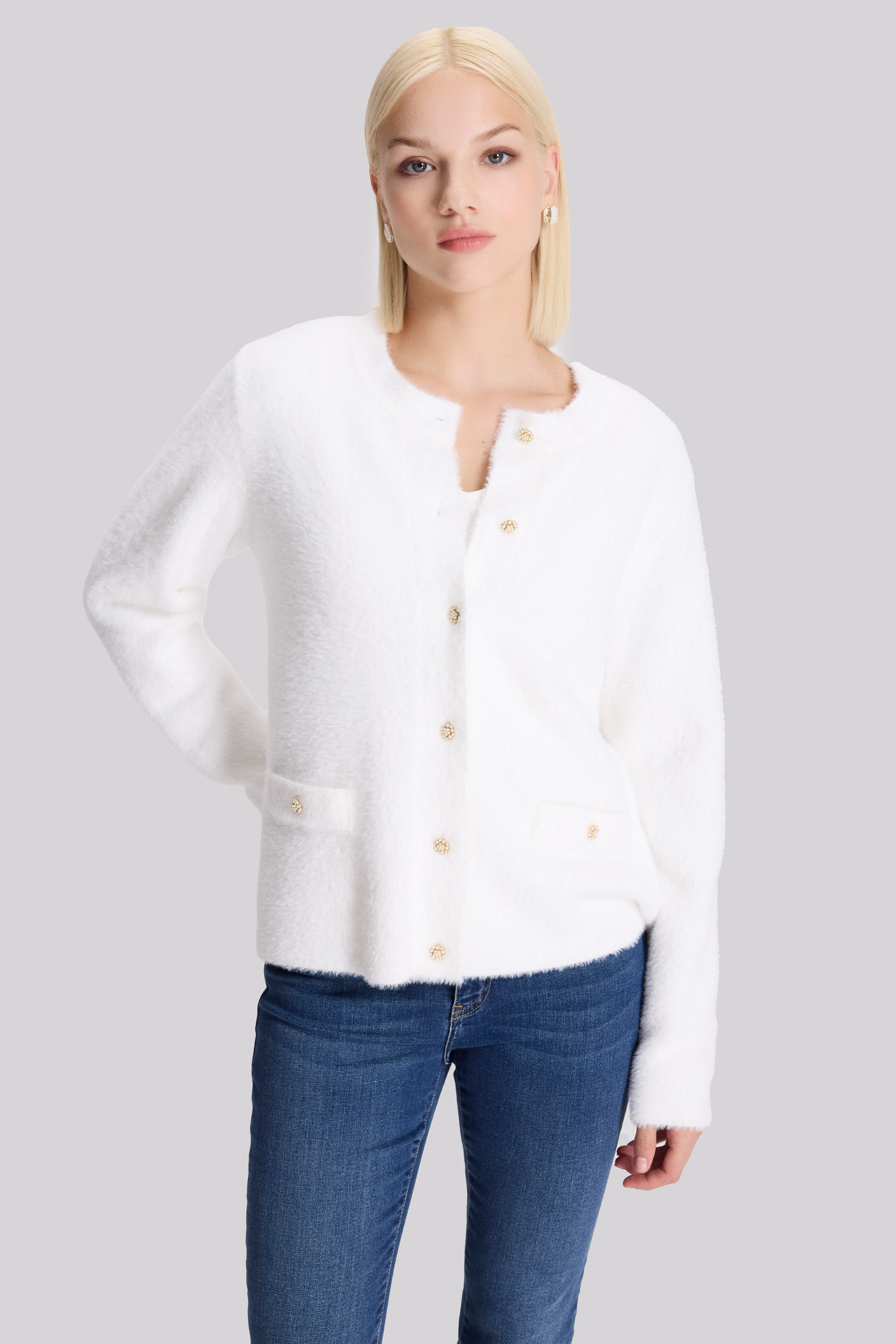 Yumuşak Dokulu Triko Ceket