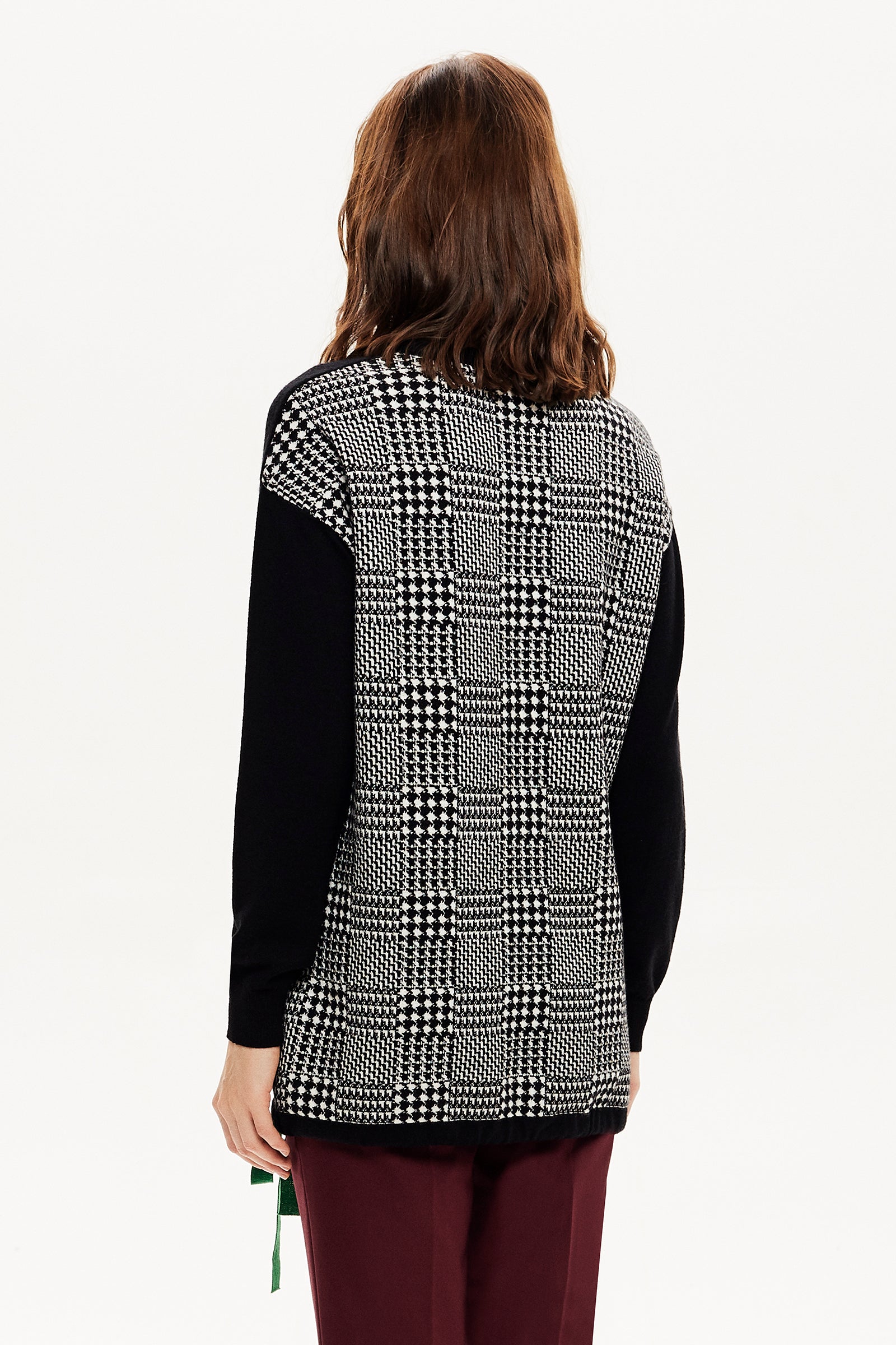 Bağcıklı Triko Bluz