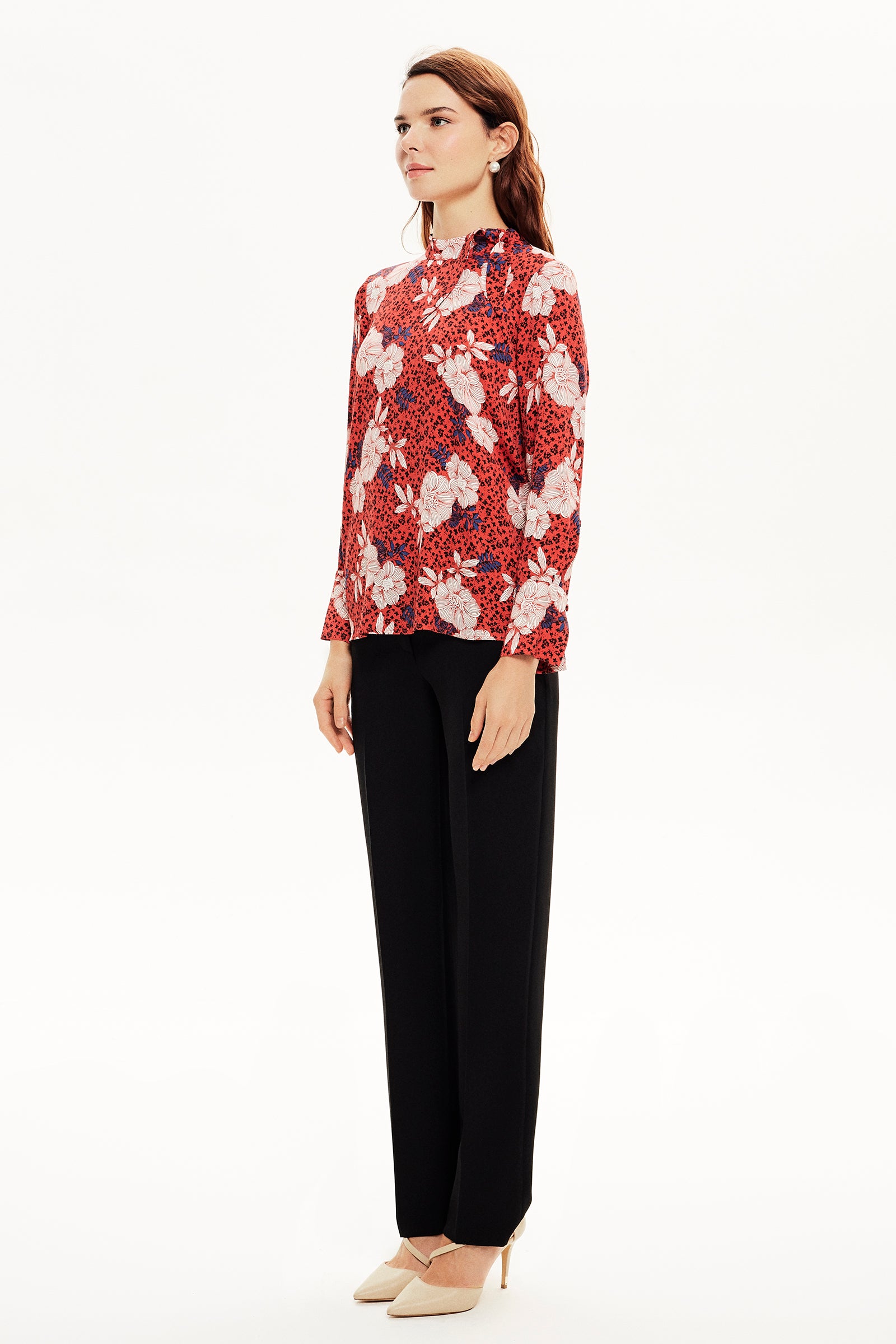 Yakası Bağlamalı Bluz