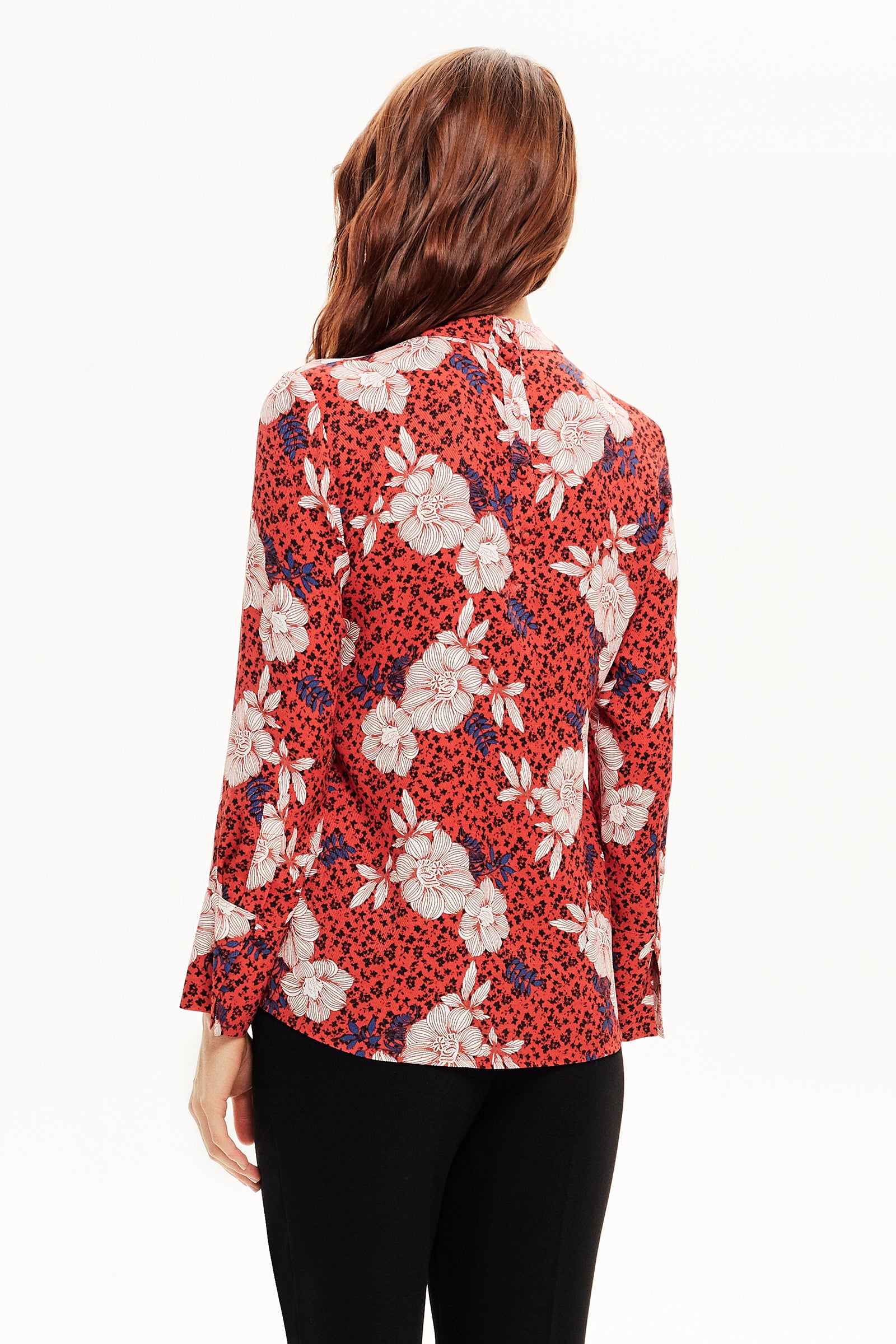 Yakası Bağlamalı Bluz