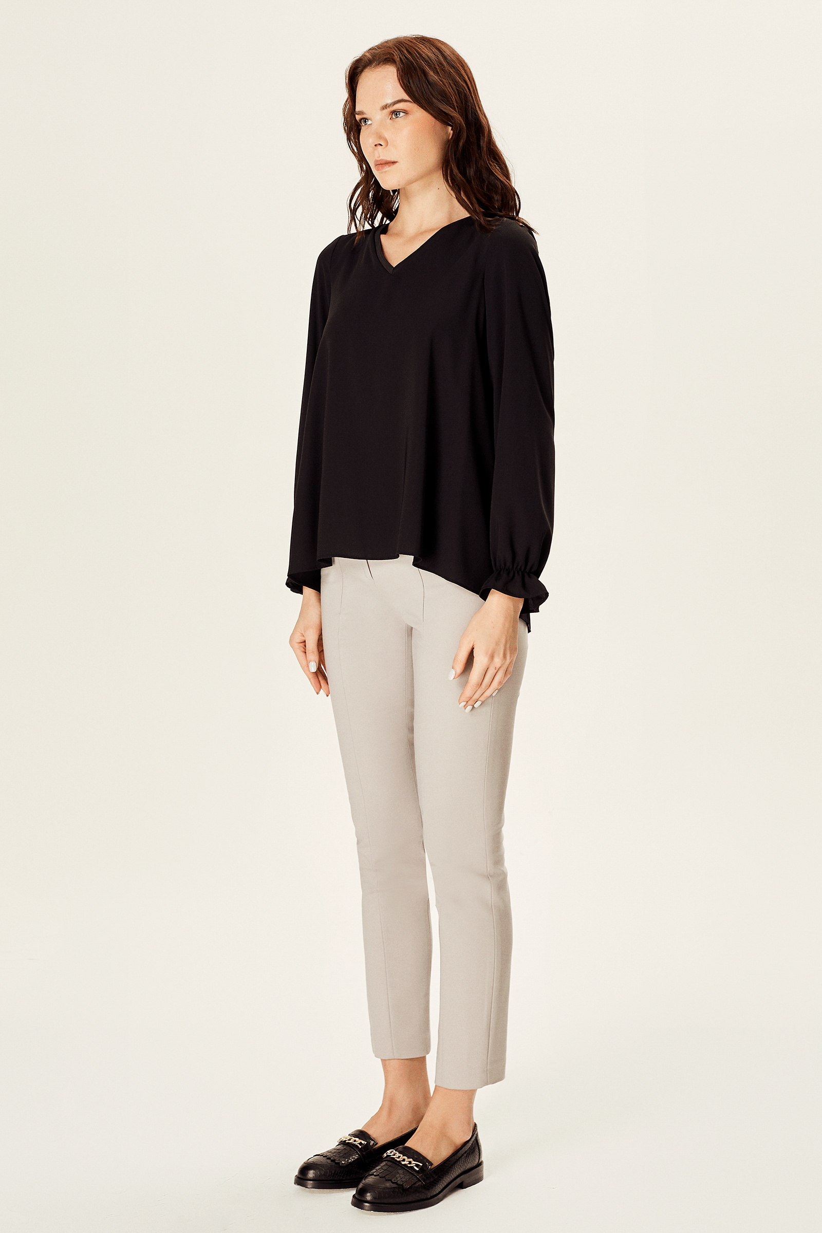 Pilise Detaylı Bluz