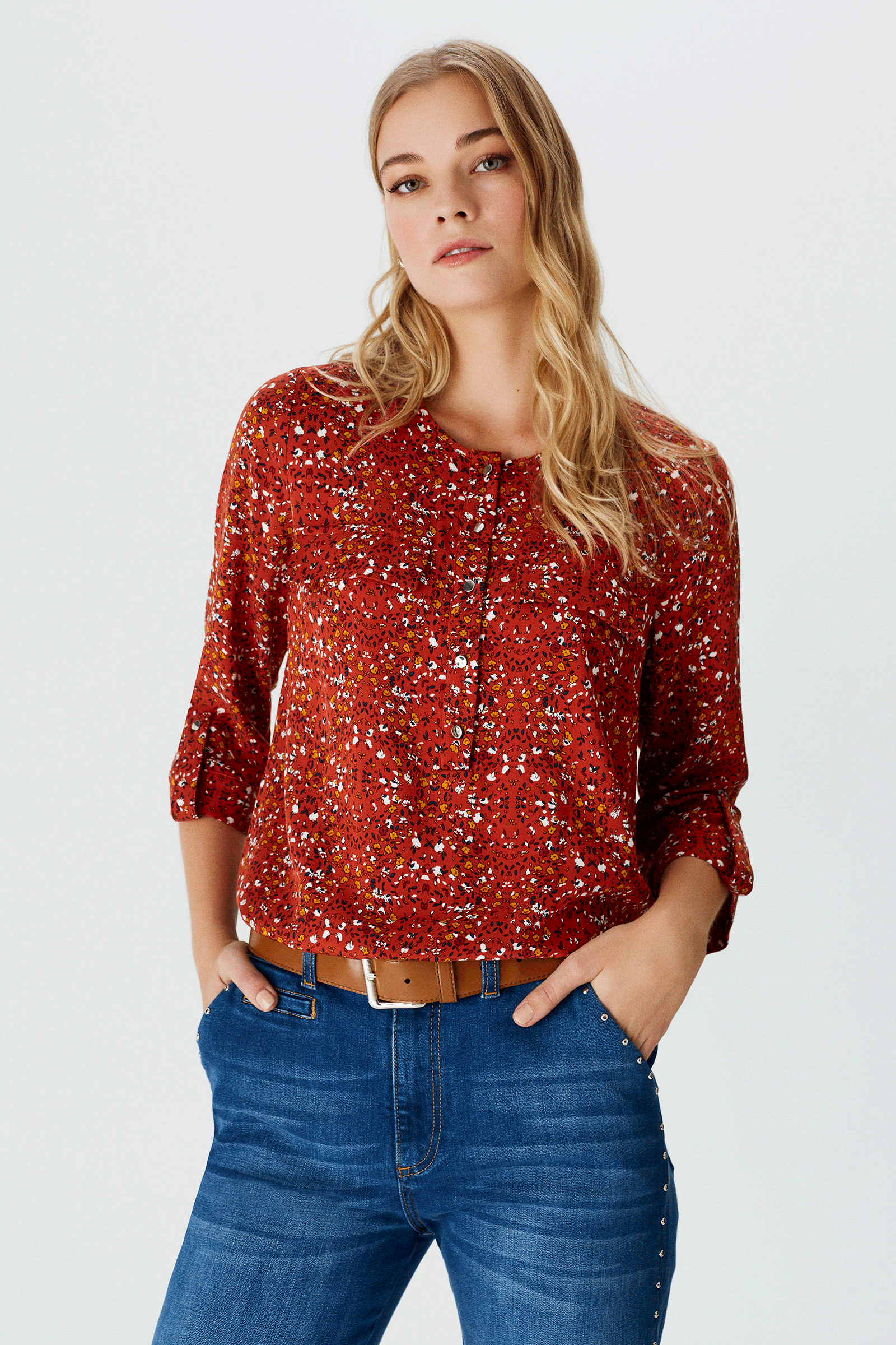 Çıtçıt Detaylı Truakar Kol Bluz