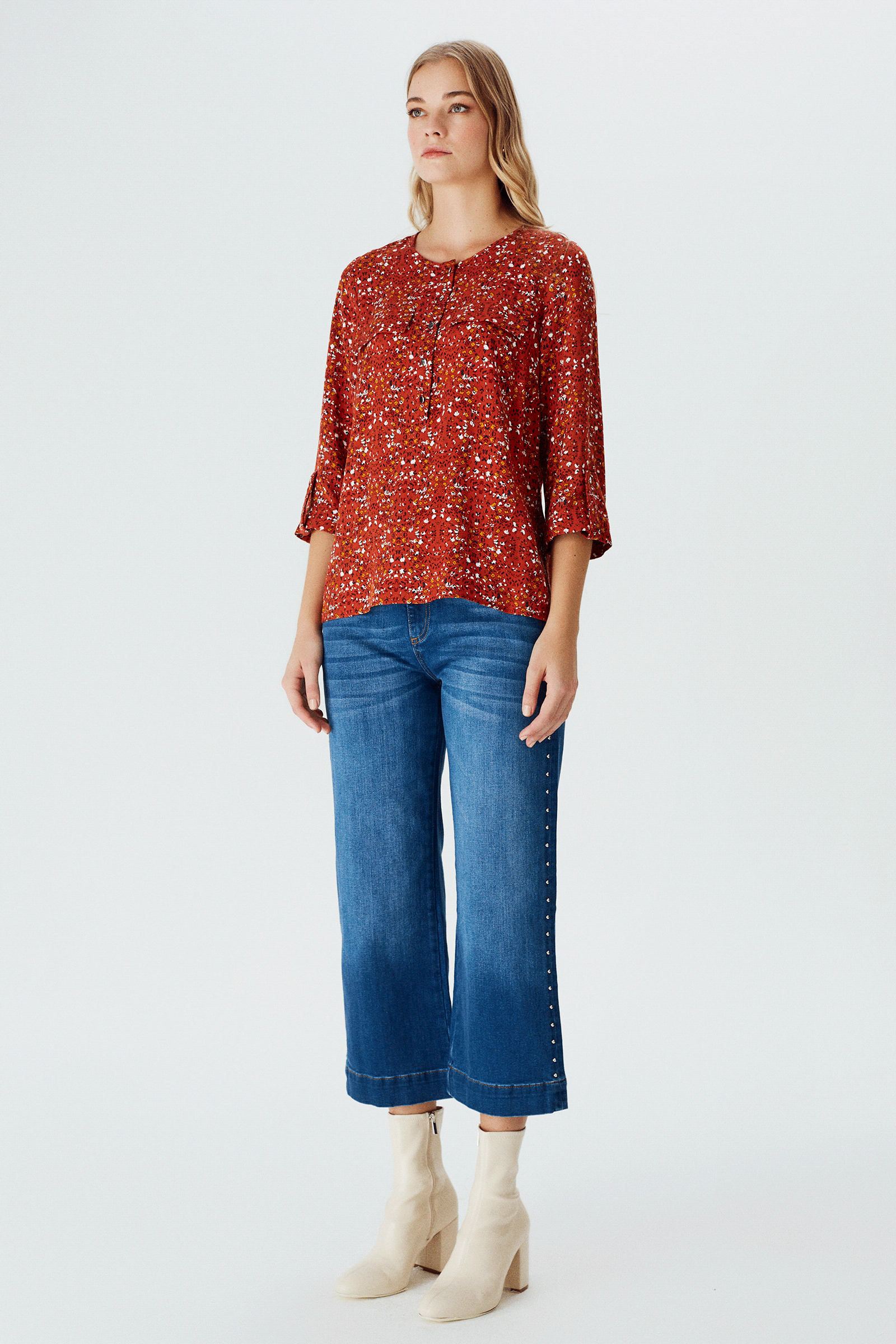 Çıtçıt Detaylı Truakar Kol Bluz