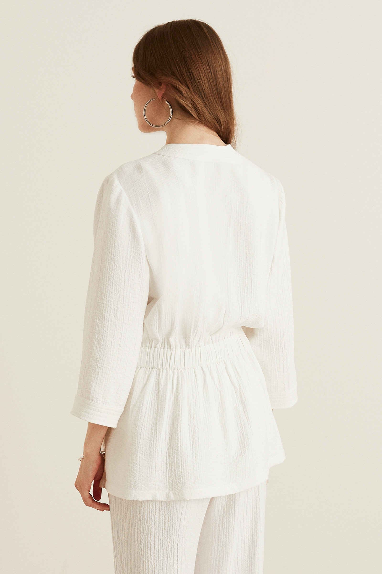 Truvakar Kol Kuşaklı Kimono Ceket