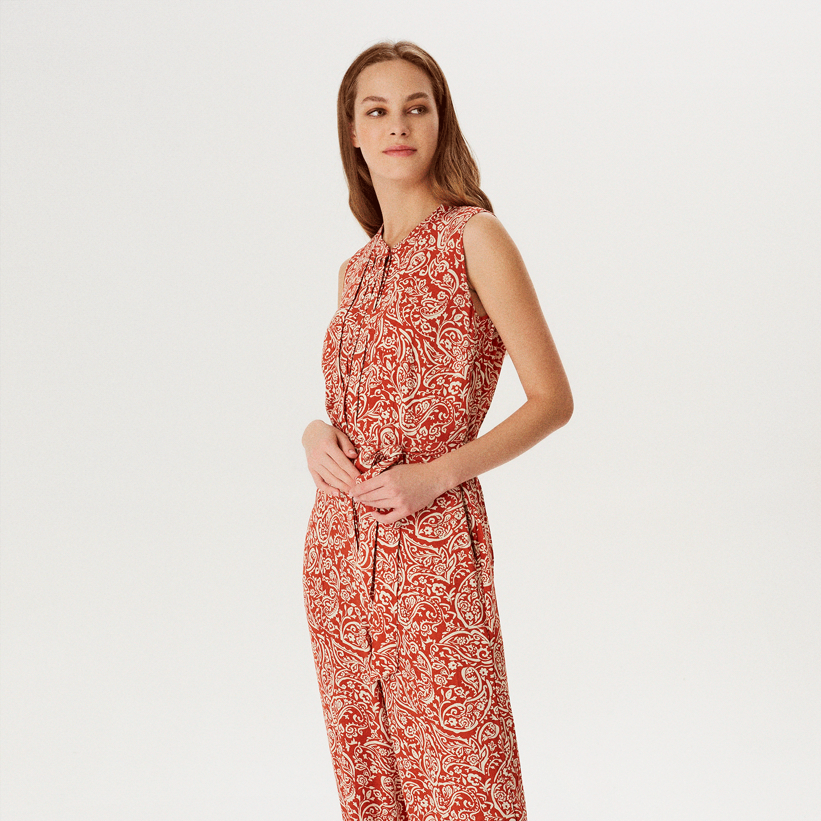 Kolsuz Önü Nervürlü Kuşaklı Tulum