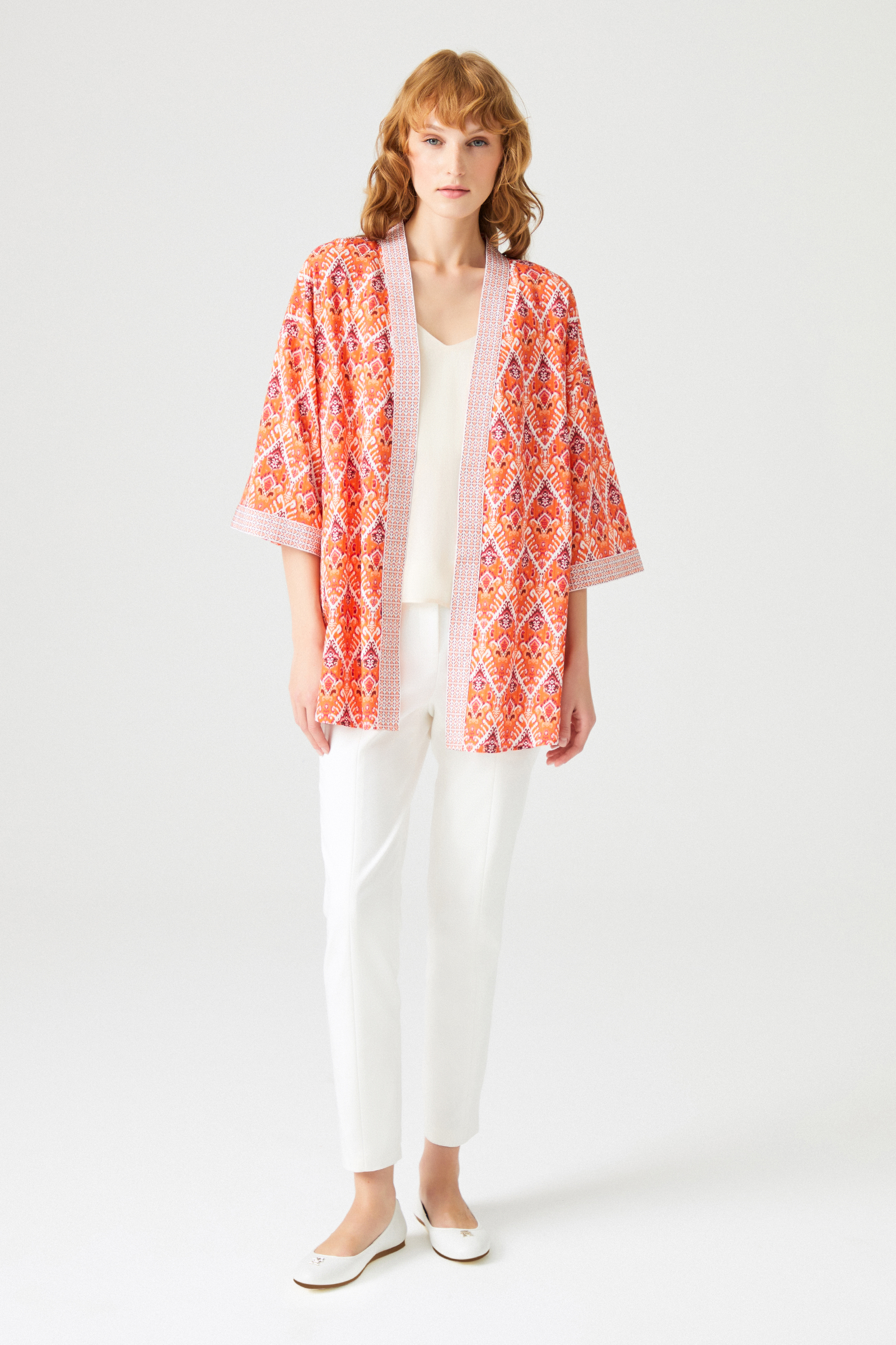 Truvakar Kol Etnik Kimono