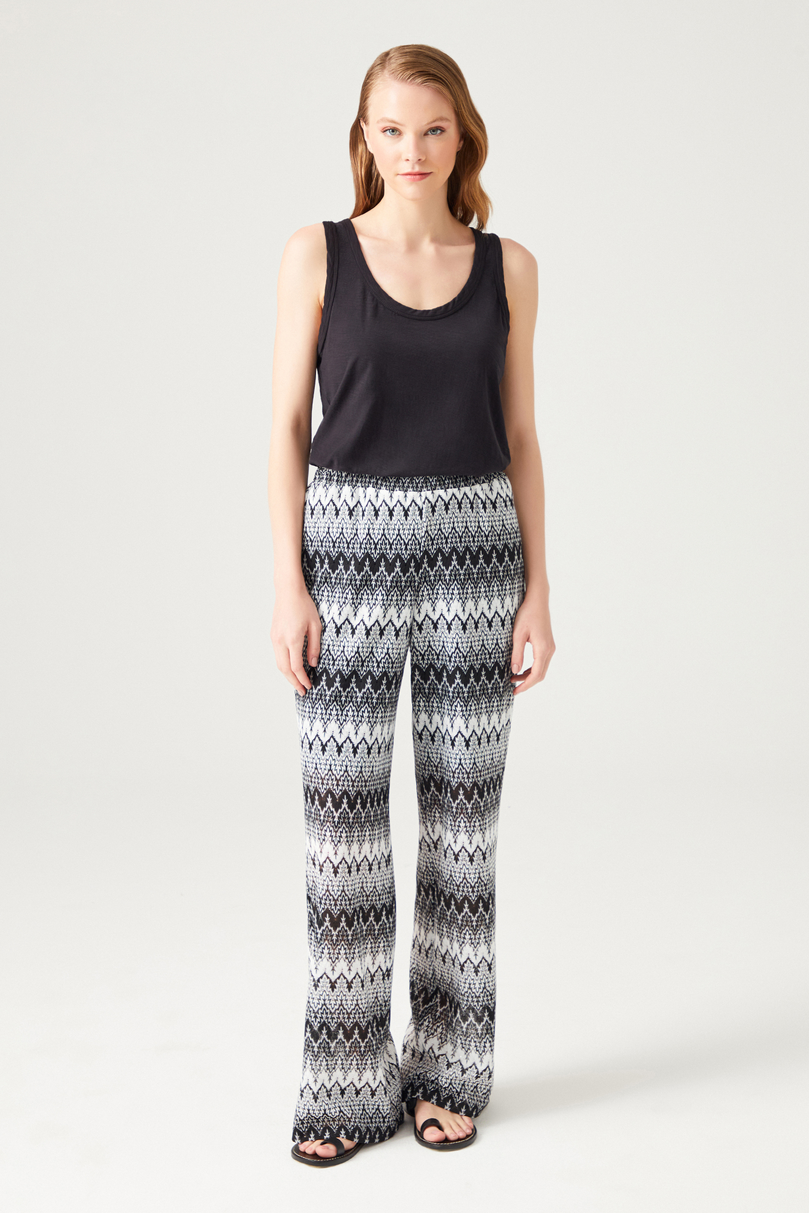 Beli Lastikli Raşel Pantolon