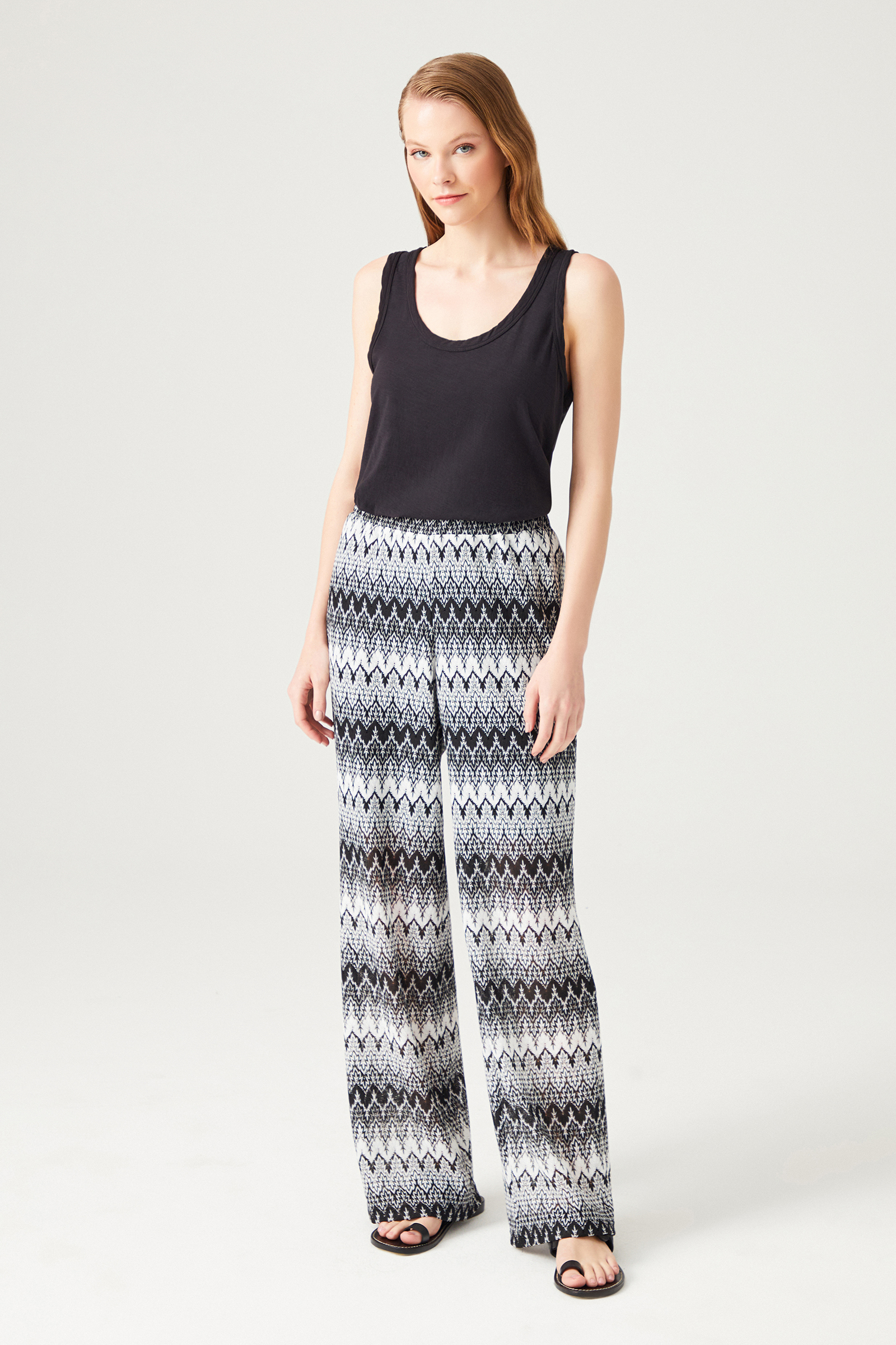 Beli Lastikli Raşel Pantolon