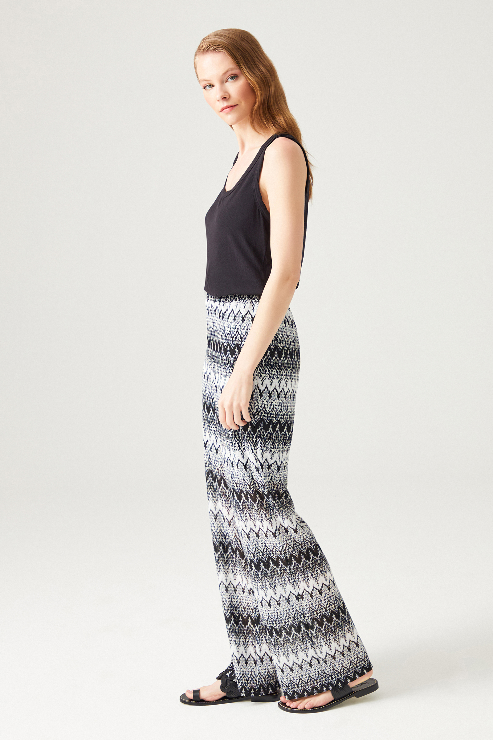 Beli Lastikli Raşel Pantolon