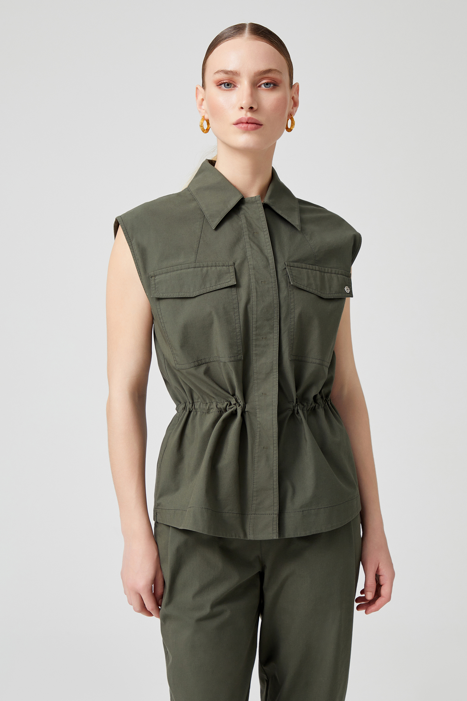 Ayarlanabilir Bel Paraşüt Gömlek